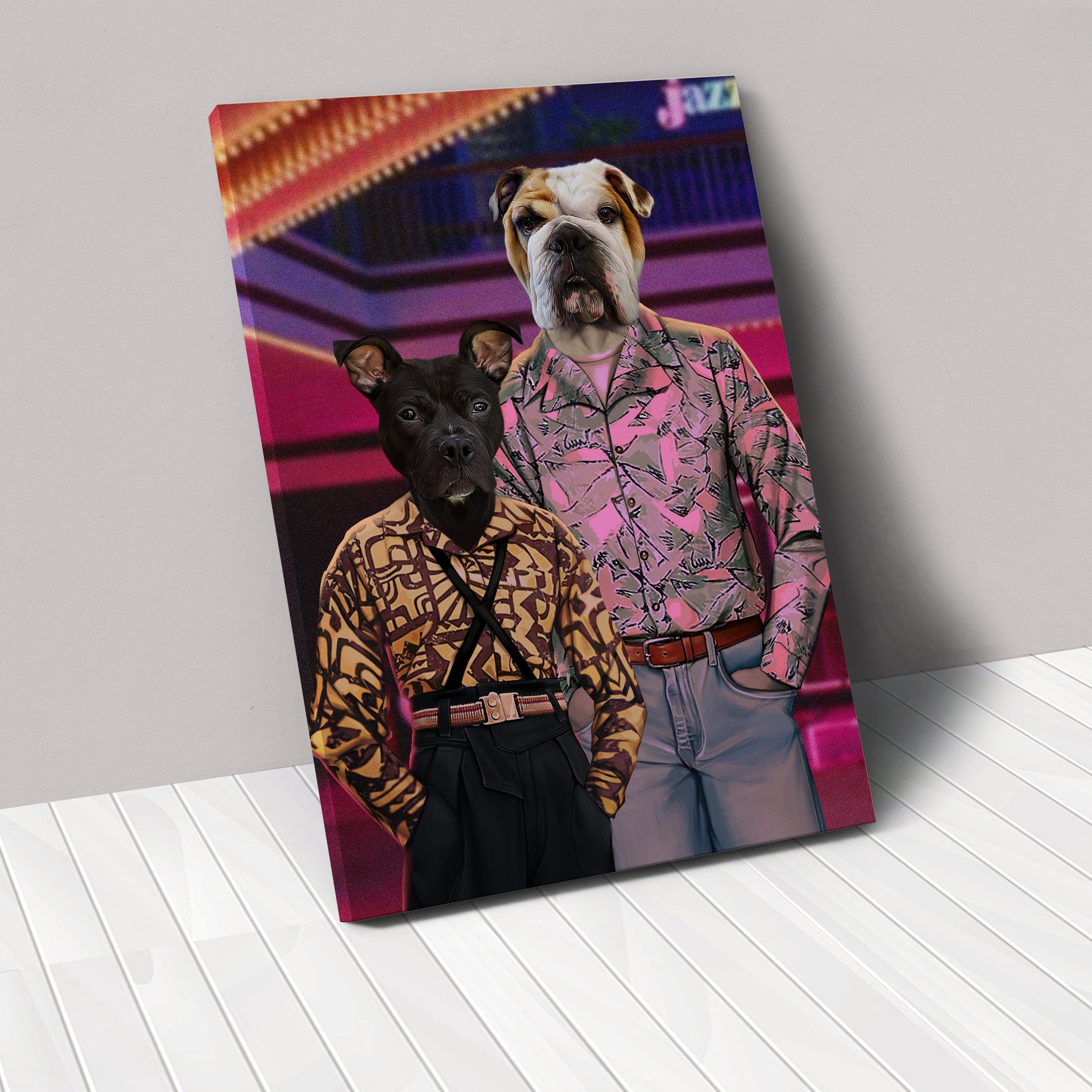 The 80's Heroes - Custom Pet Canvas