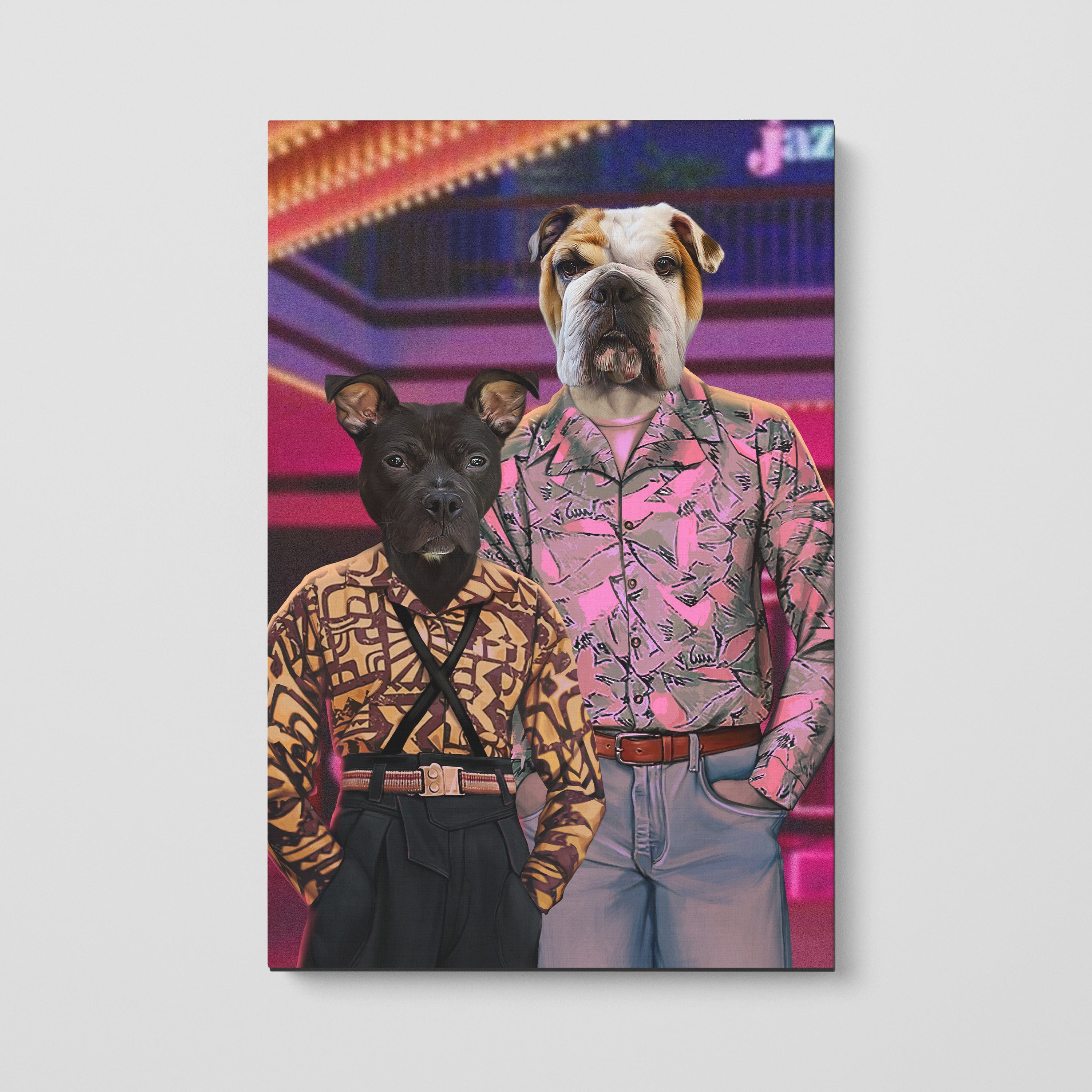 The 80's Heroes - Custom Pet Canvas