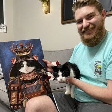 The Samurai - Custom Pet Canvas