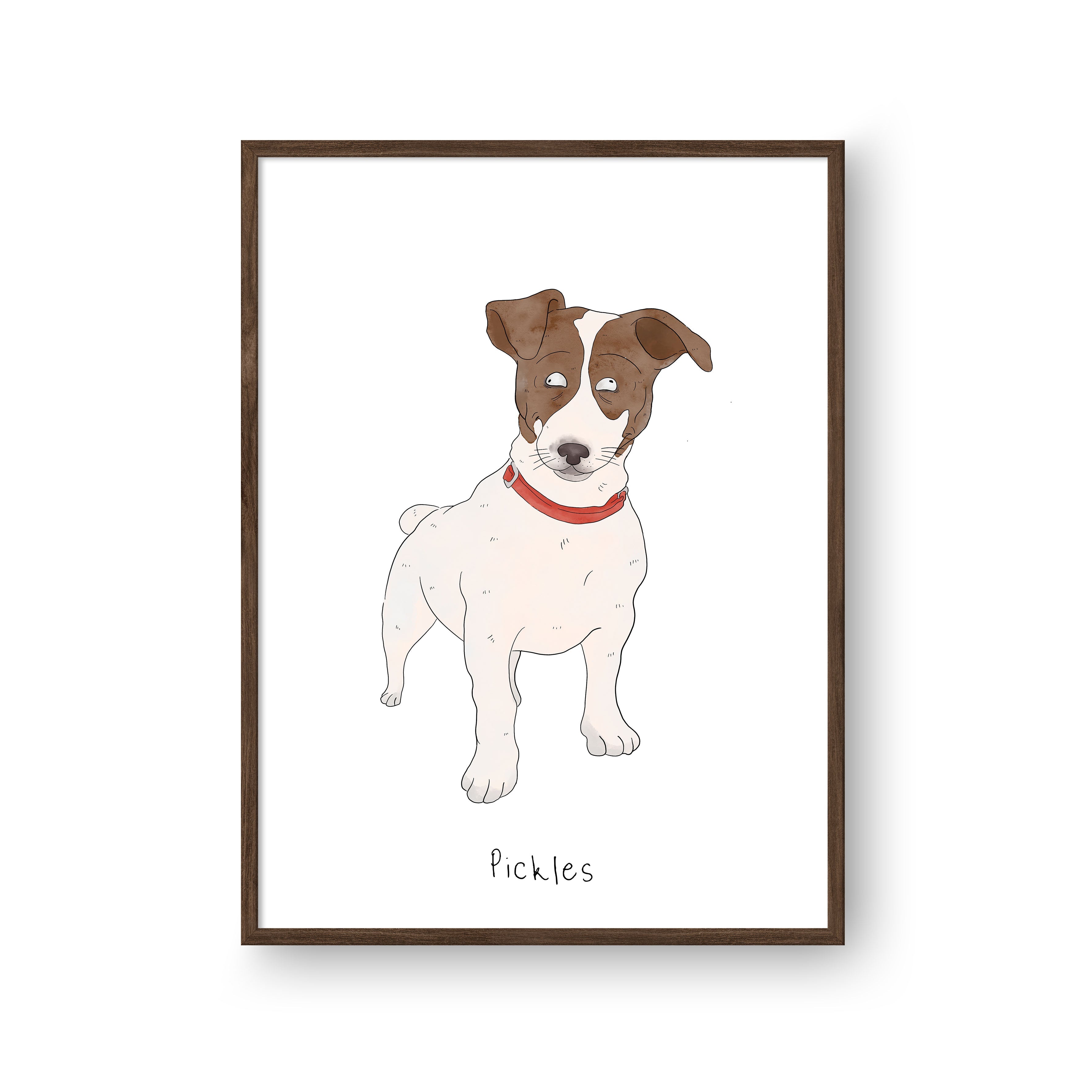 "Ugly Pet Portrait - One Pet, Framed Poster"