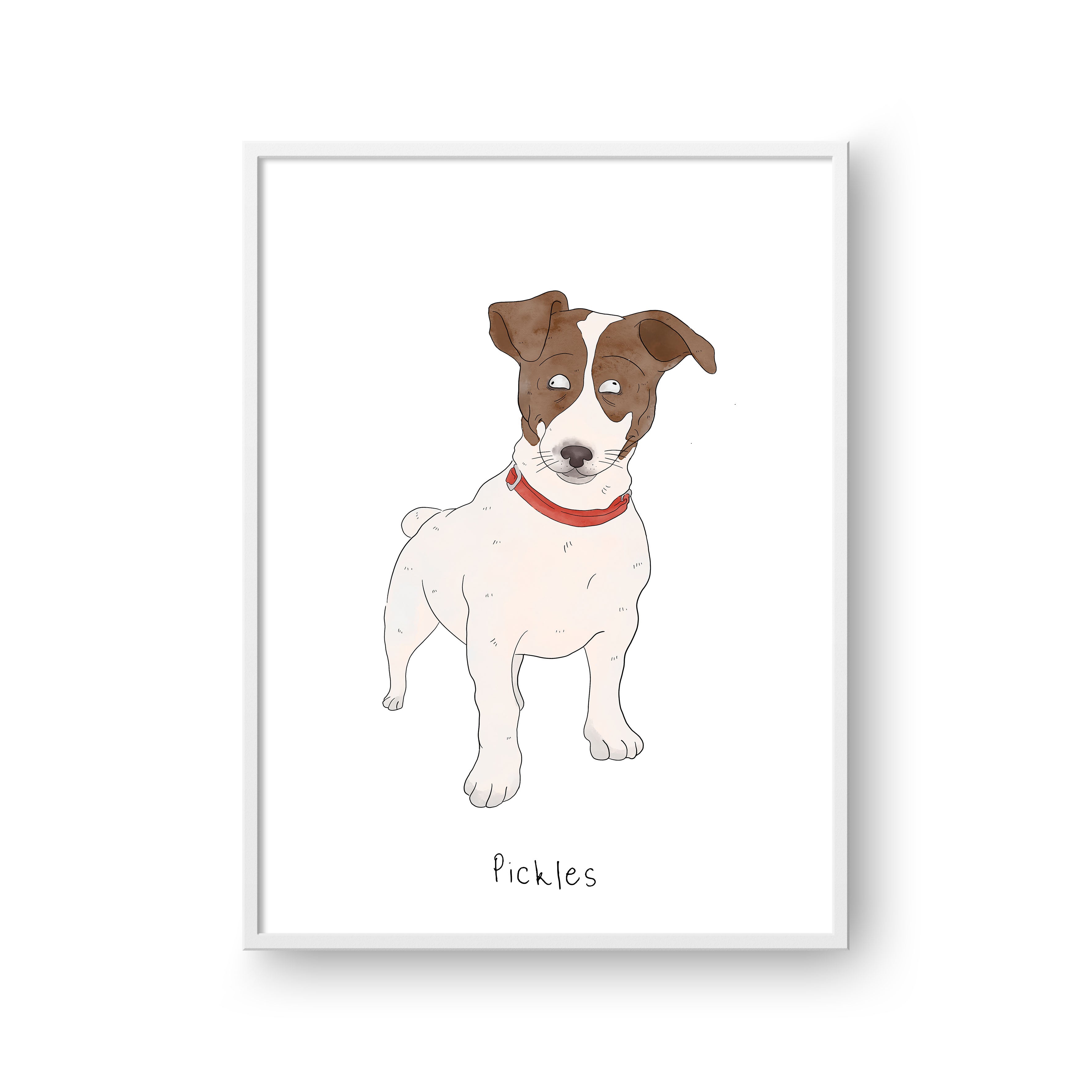 "Ugly Pet Portrait - One Pet, Framed Poster"