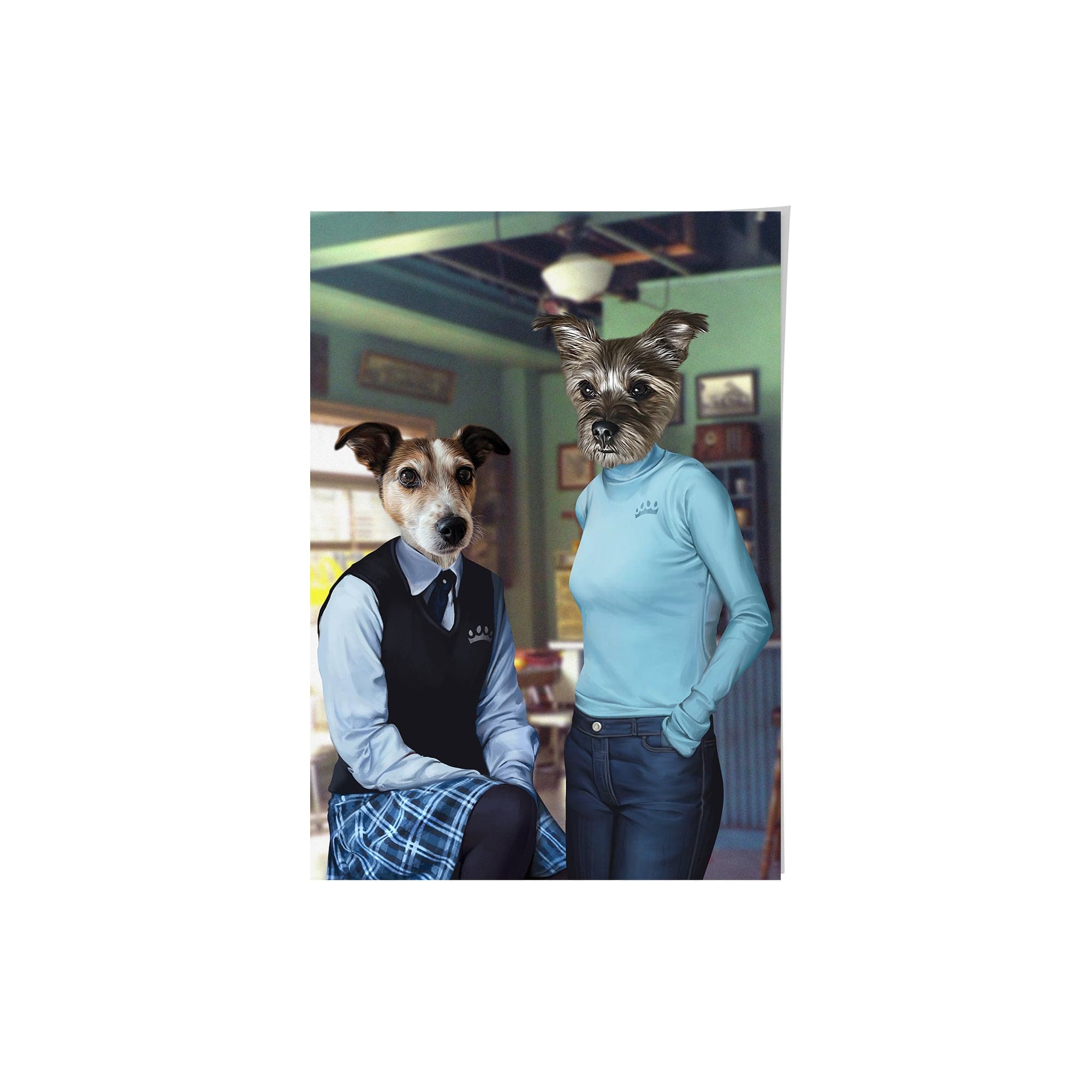"Crown and Paw - Poster Gilpaw Girls - Custom Pet Poster 8.3"" x 11.7"" / Uniform"