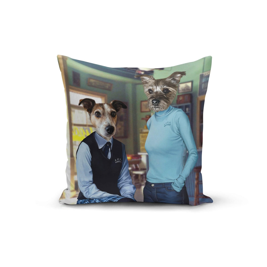 "Crown and Paw - Throw Pillow Gilpaw Girls - Custom Throw Pillow 14"" x 14"" / Uniform"
