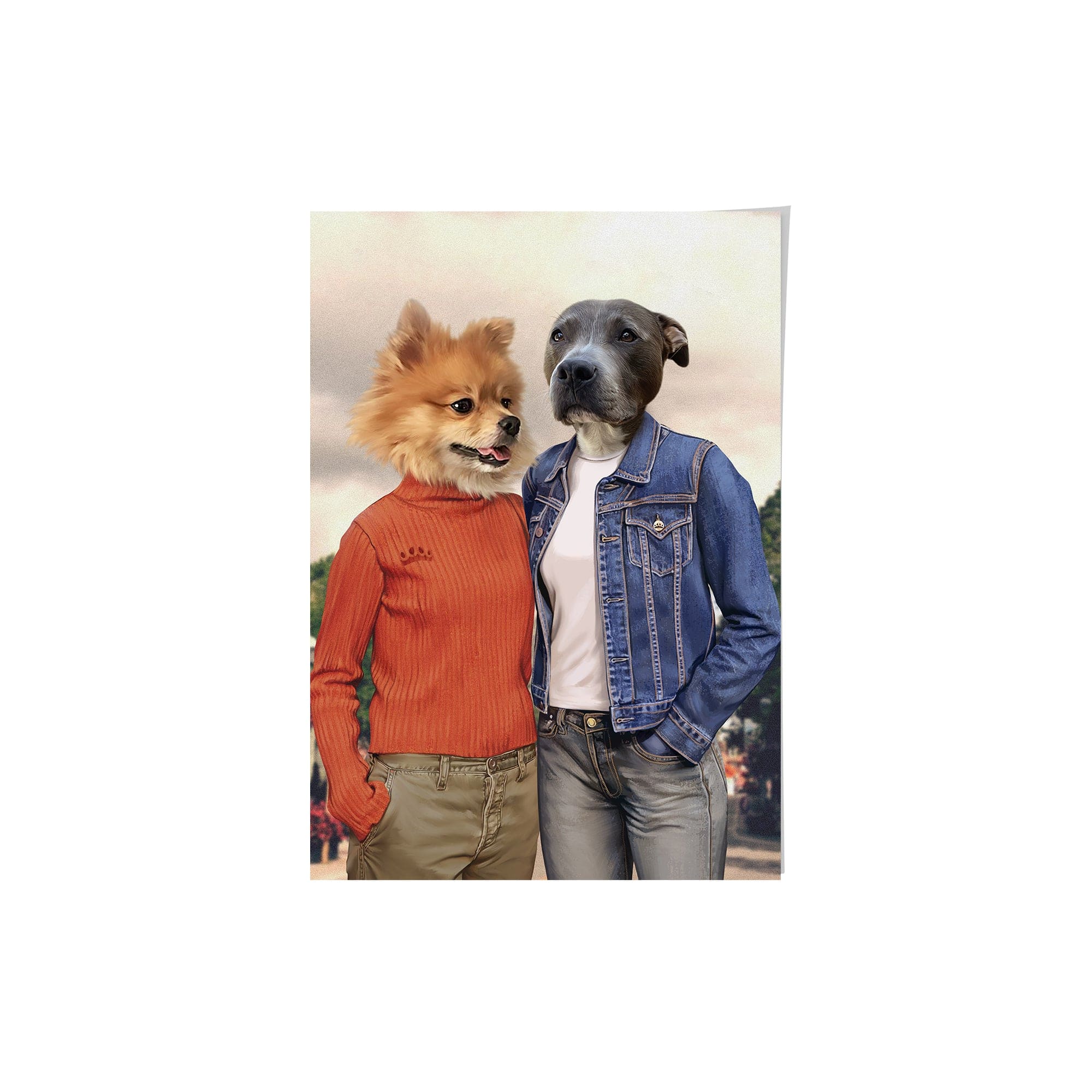 "Crown and Paw - Poster Gilpaw Girls - Custom Pet Poster 8.3"" x 11.7"" / Casual"