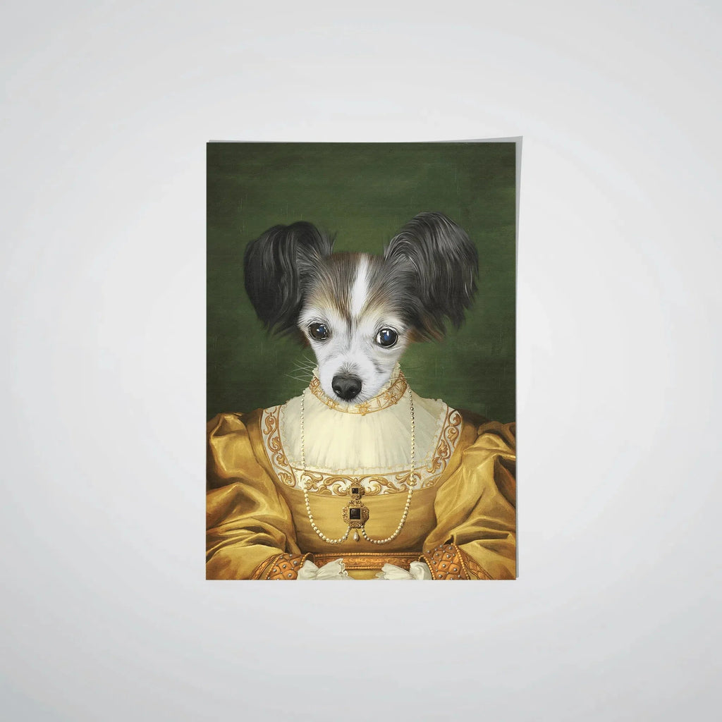 "Crown and Paw - Poster The Golden Girl - Custom Pet Poster 8.3"" x 11.7"" / Unframed"