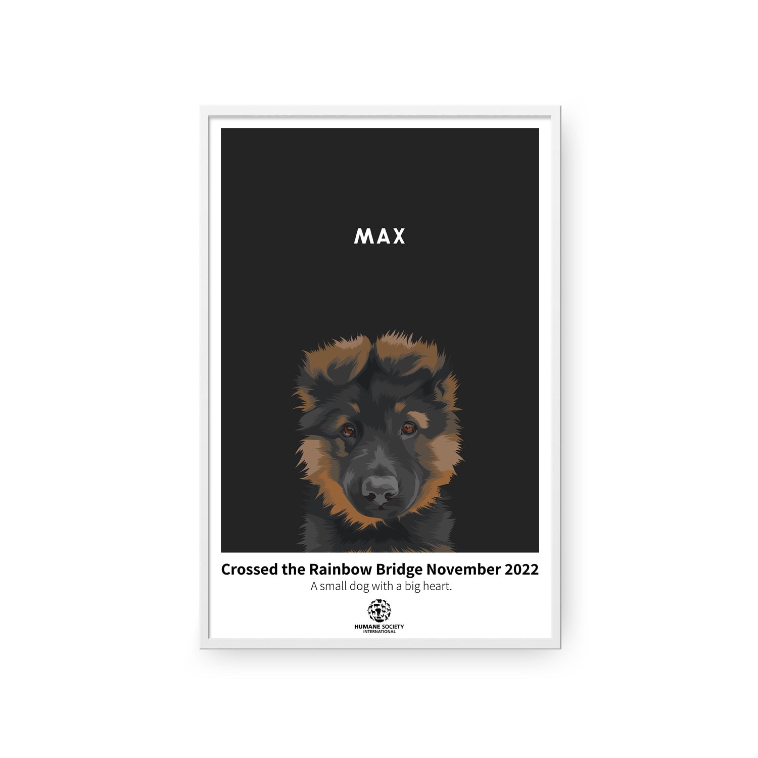 Humane Society International™ Modern Pet Portrait - One Pet