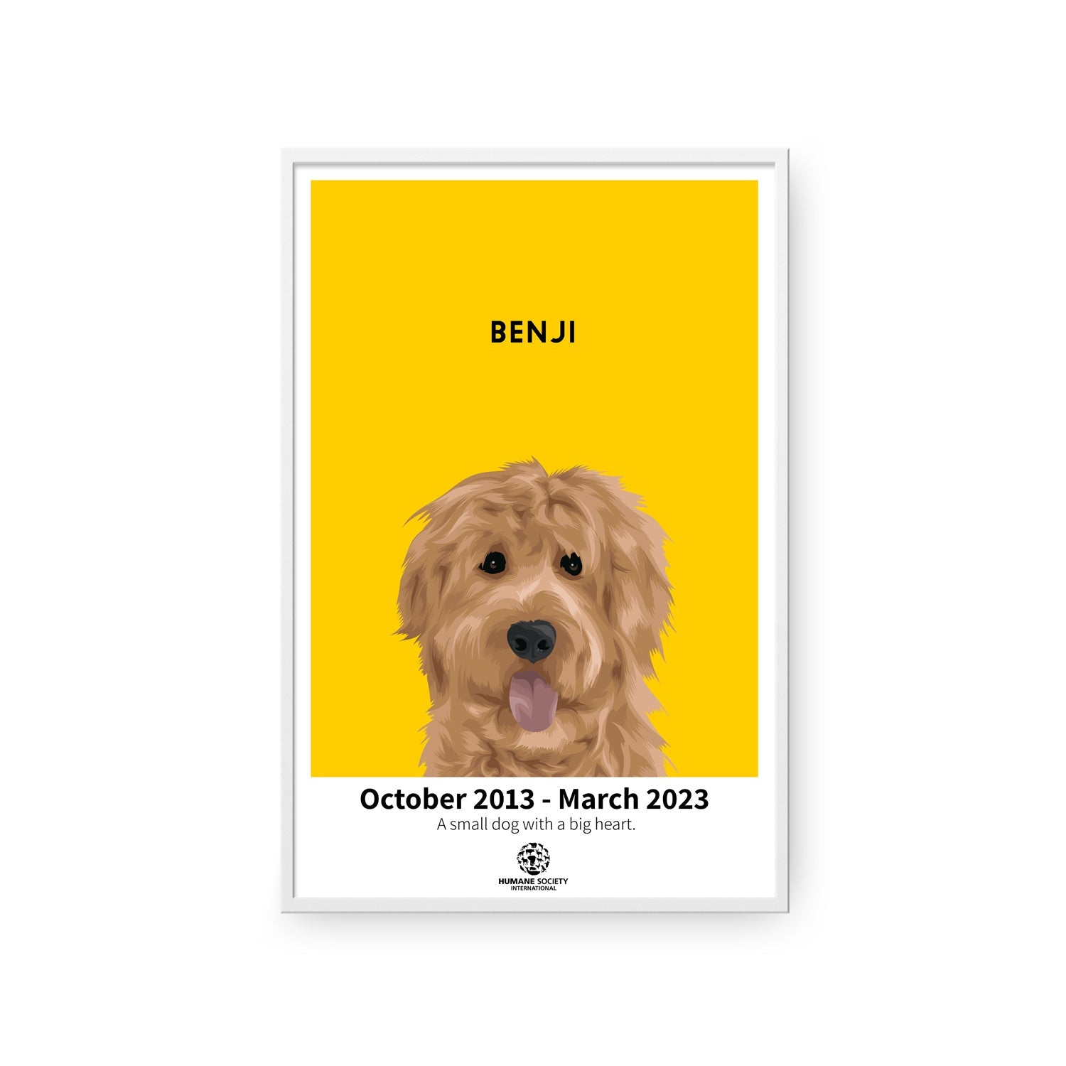 Humane Society International™ Modern Pet Portrait - One Pet
