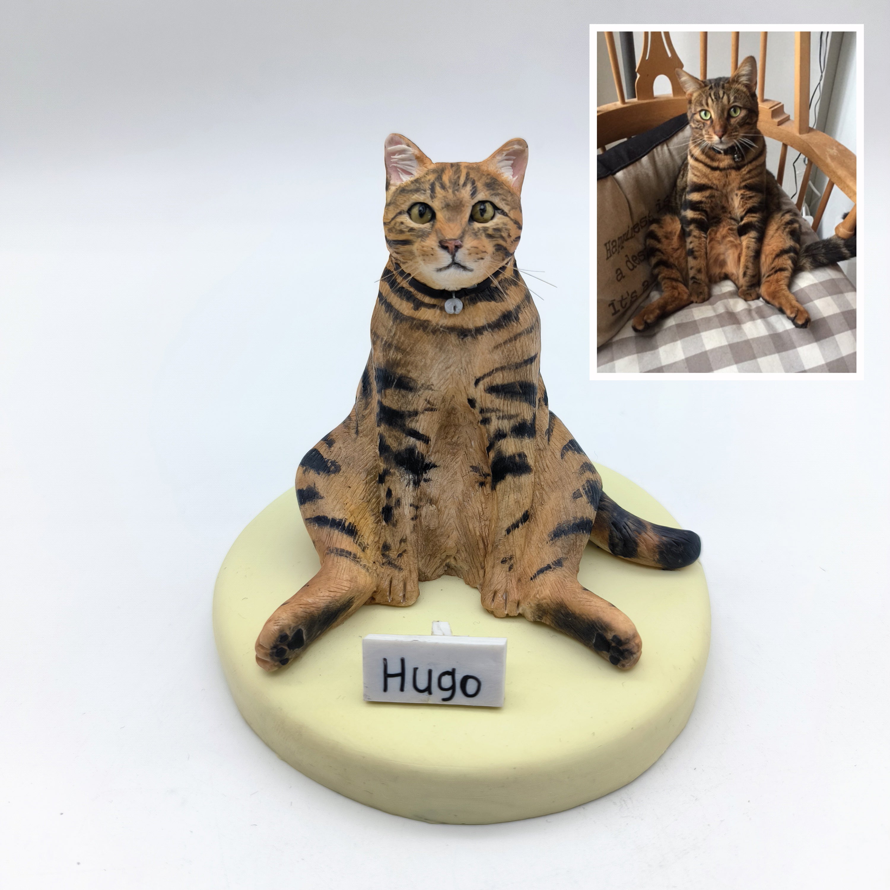 Custom Hand Sculptured Clay Pet Figurine