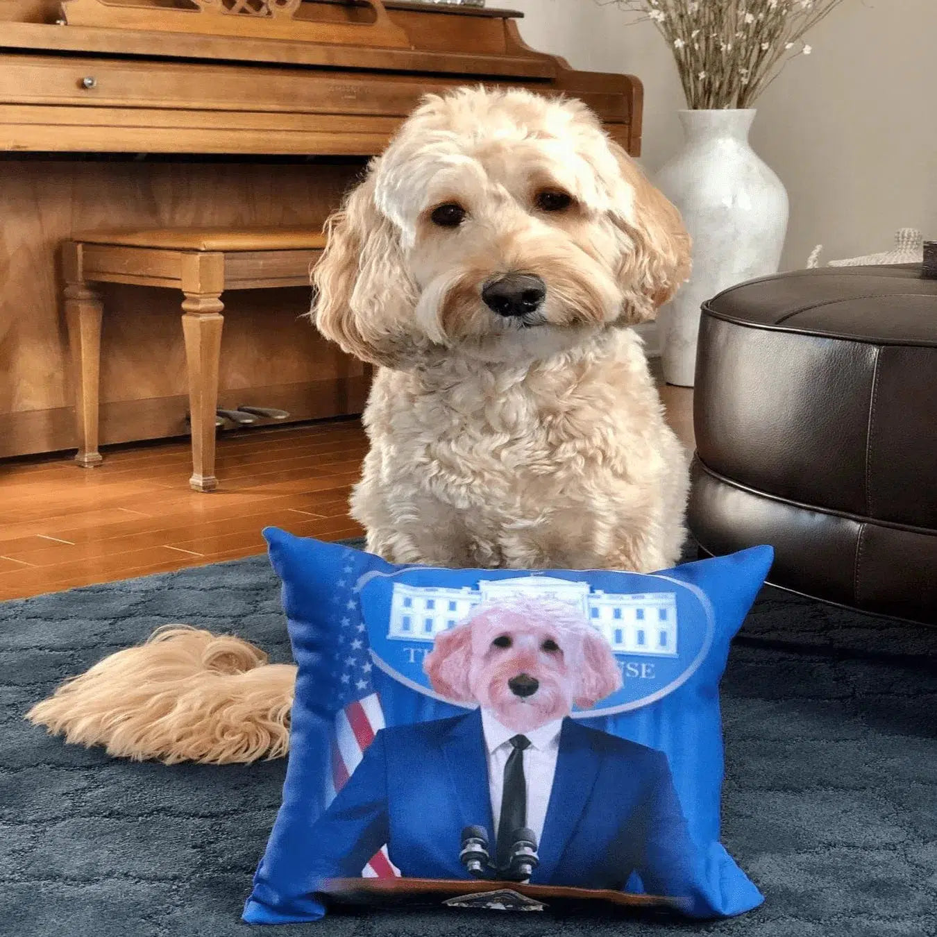 The Pawresident - Custom Throw Pillow