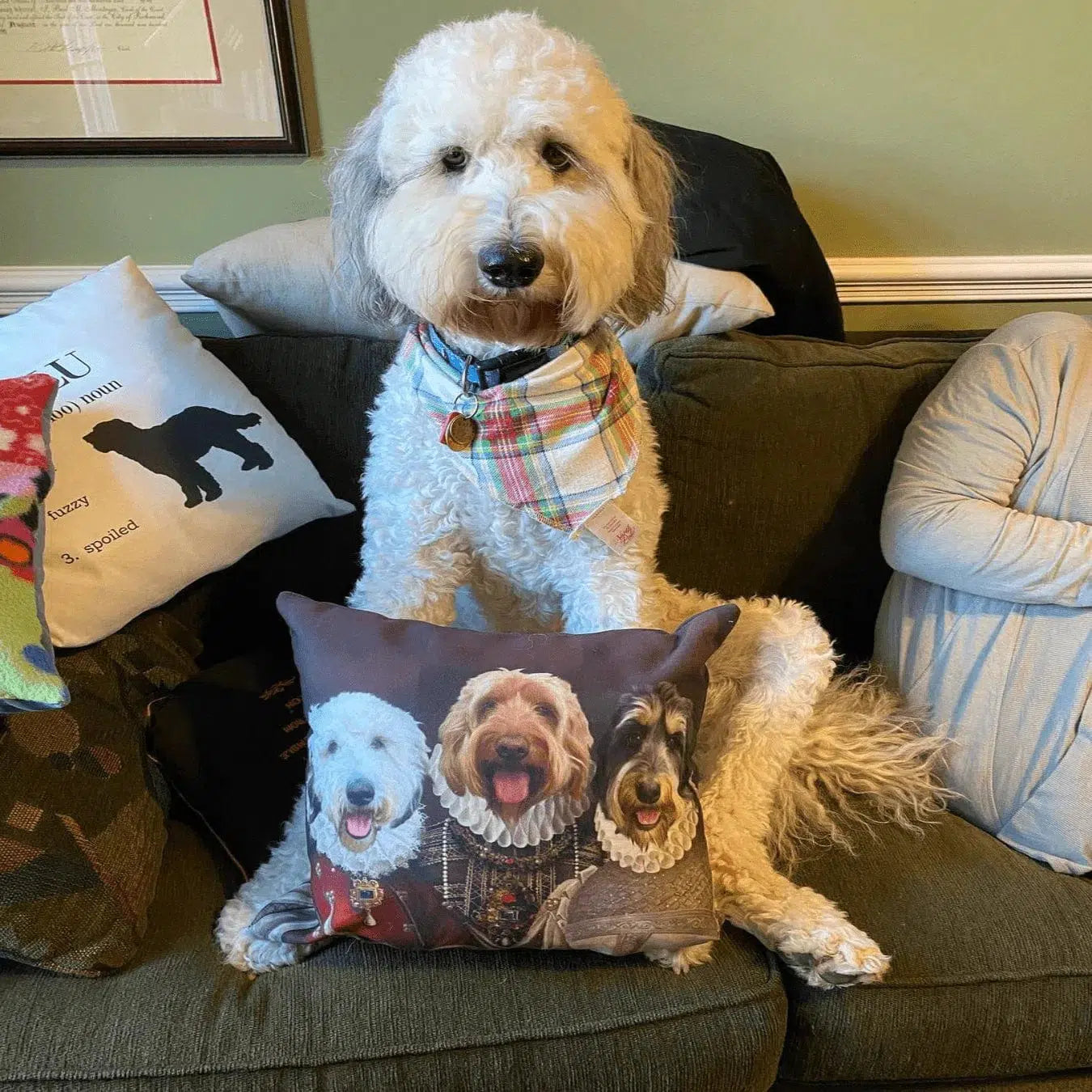 The Three Queens - Custom Throw Pillow