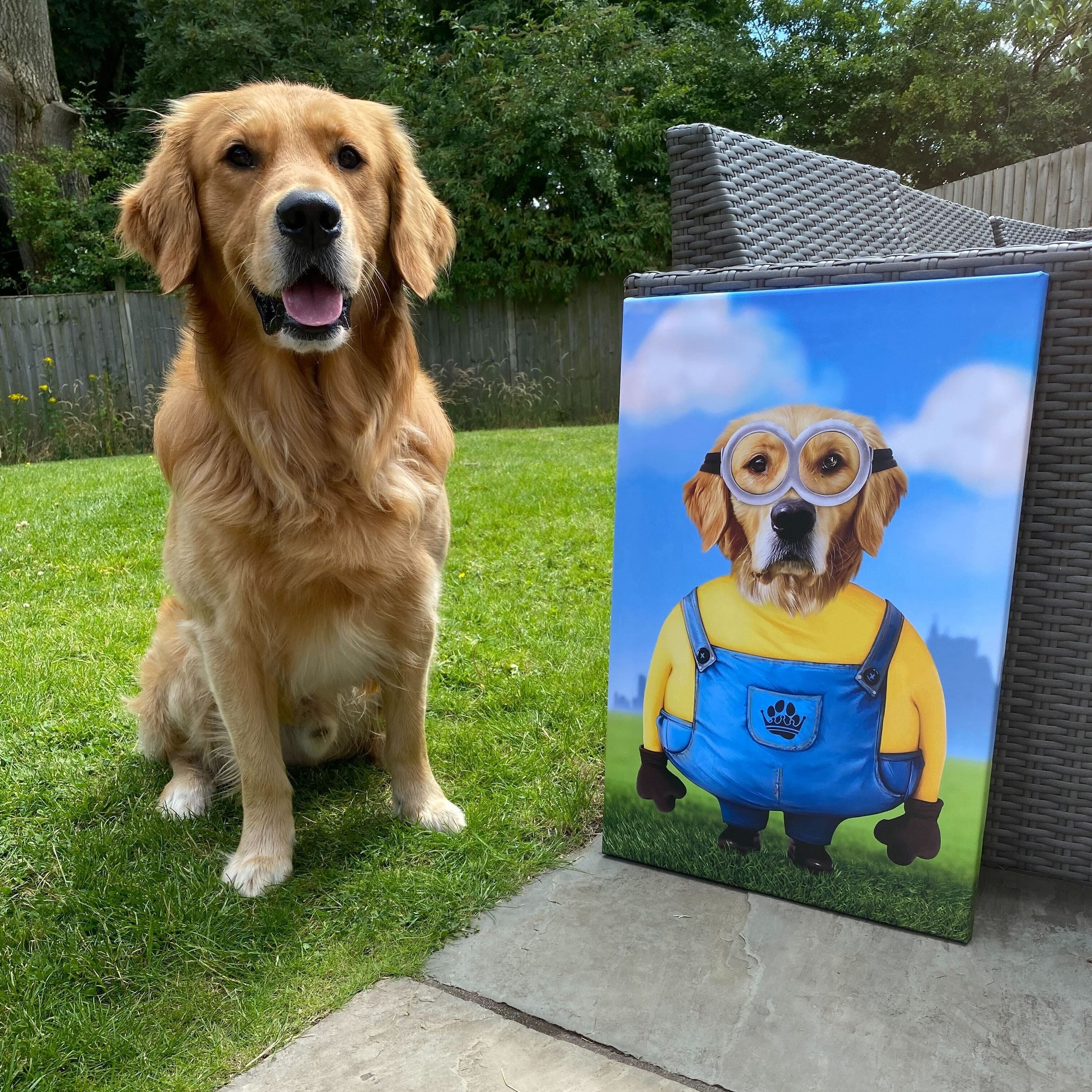 The Yellow Creature - Custom Pet Canvas