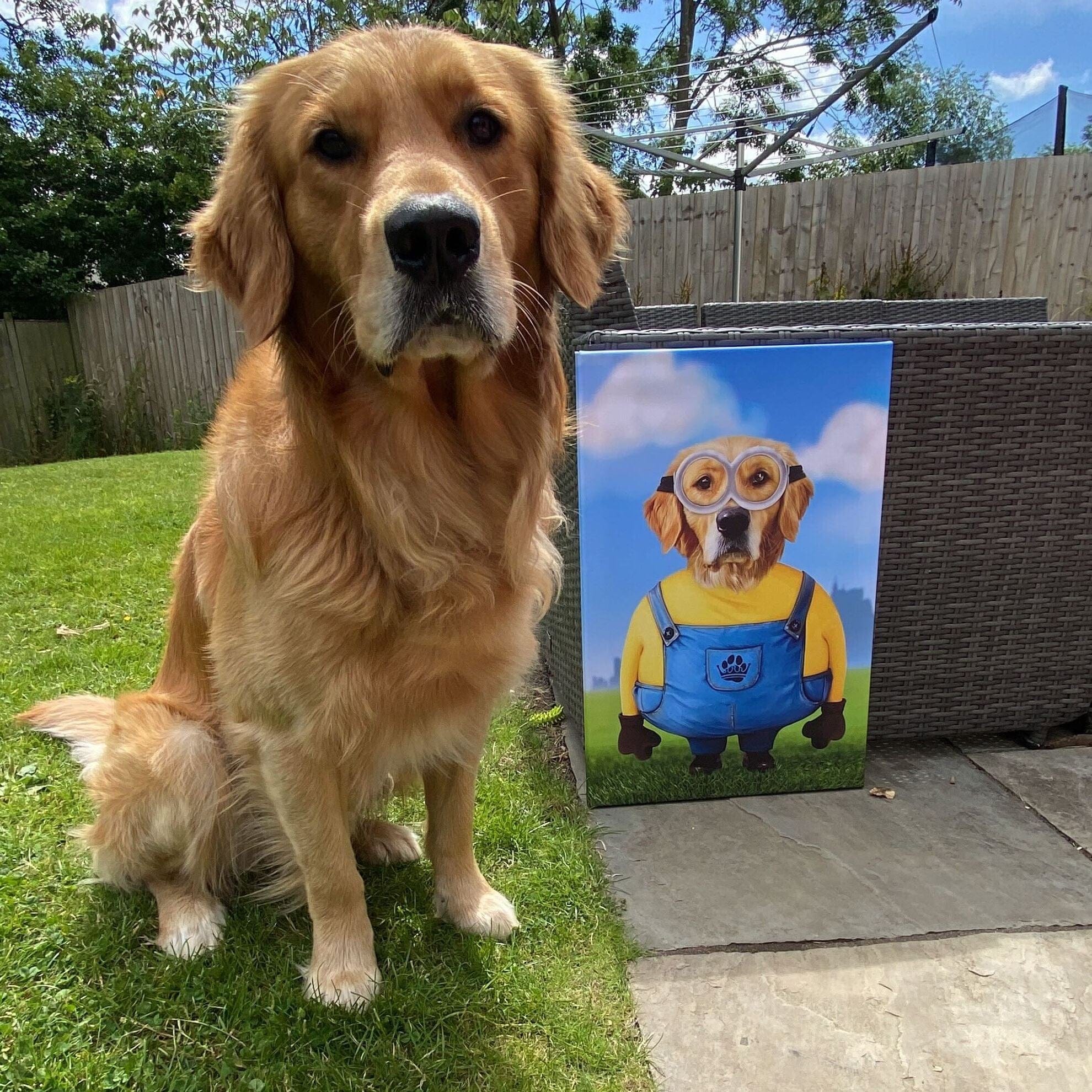 The Yellow Creature - Custom Pet Canvas