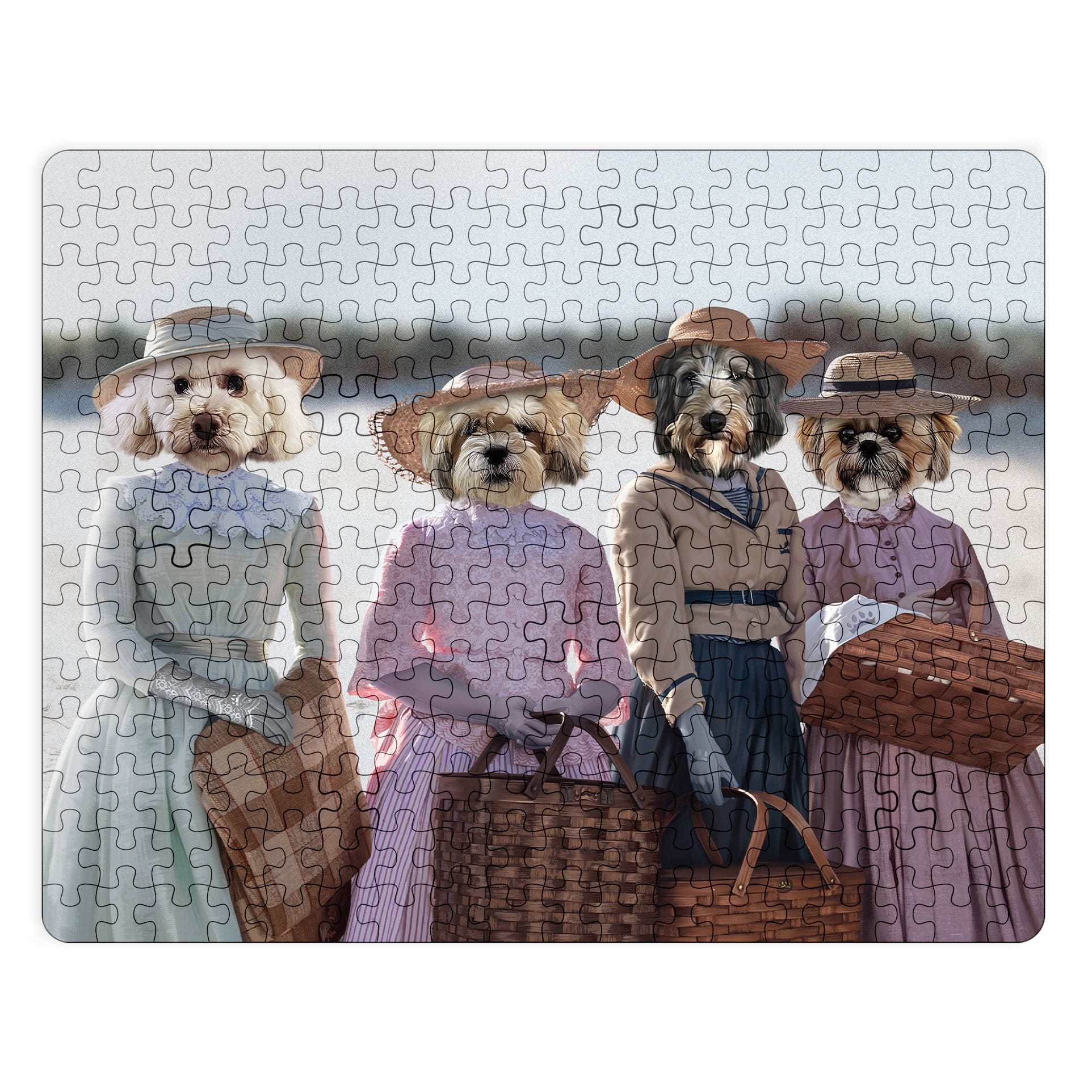 "Crown and Paw - Puzzle Little Women - Custom Puzzle 11"" x 14"" / Summer"