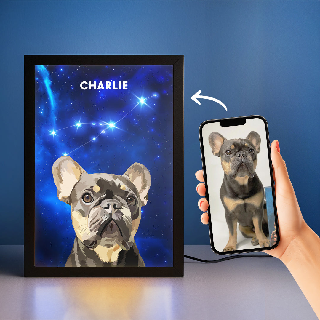 Constellation Pet Portrait LED Night Light