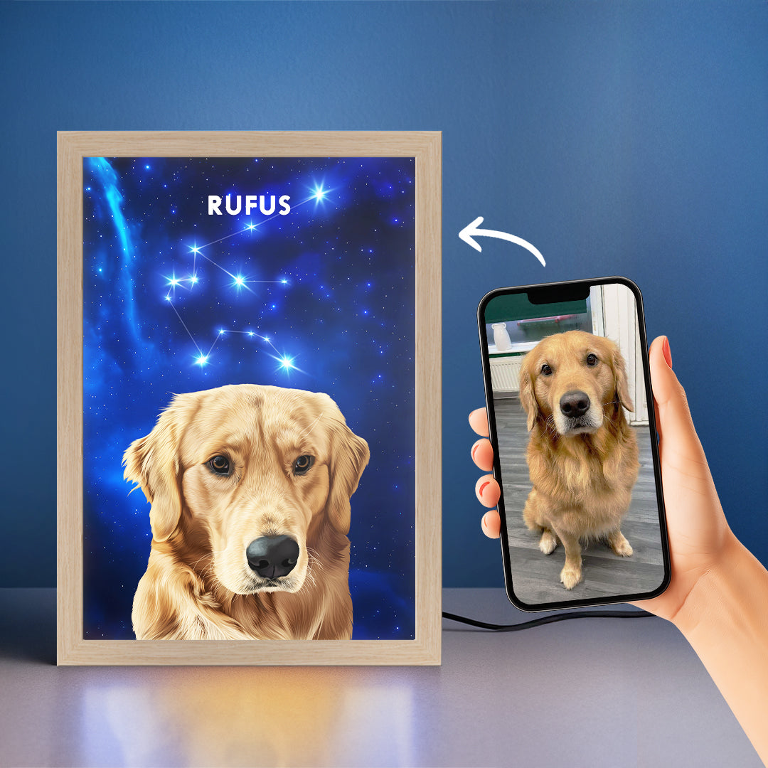 Constellation Pet Portrait LED Night Light