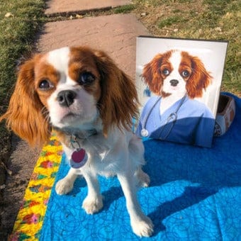 The Nurse - Custom Pet Canvas