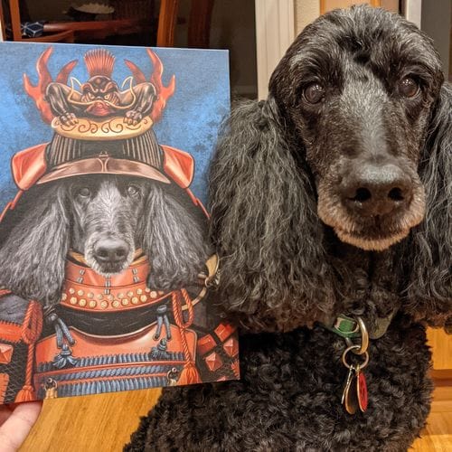 The Samurai - Custom Pet Canvas