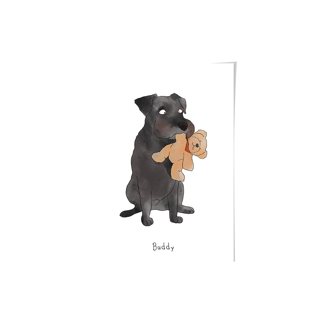 "Ugly Pet Portrait - One Pet, Framed Poster"