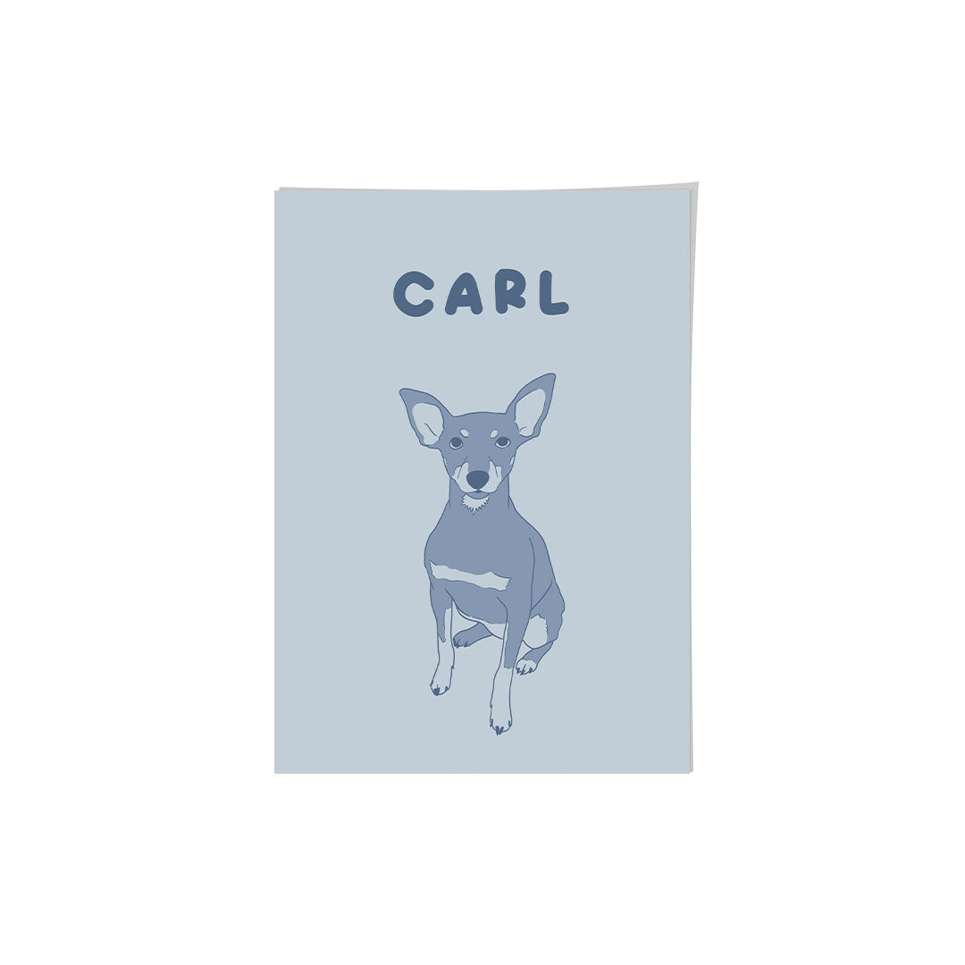 Two Tone Pet Portrait - One Pet