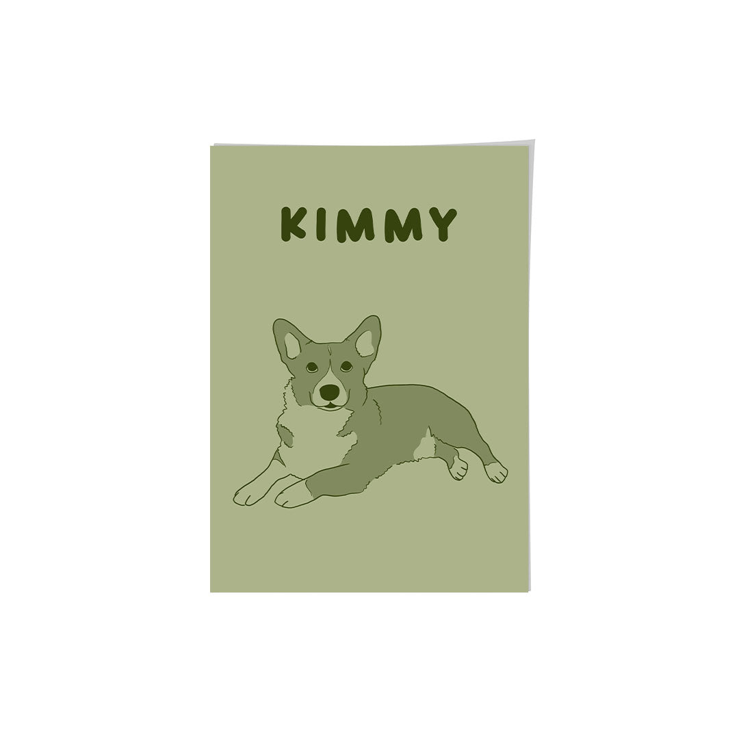 Two Tone Pet Portrait - One Pet