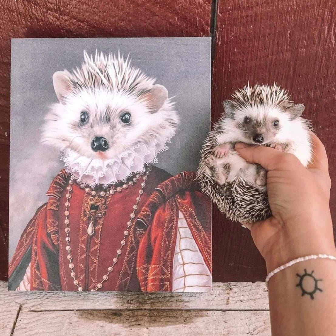 Custom Crown & Paw Portrait - One Pet