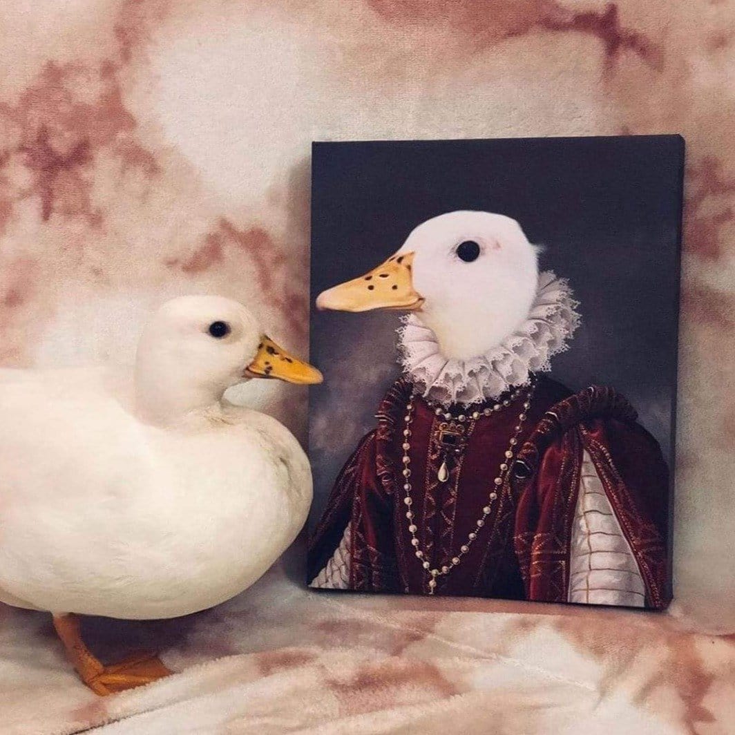 Custom Crown & Paw Portrait - One Pet