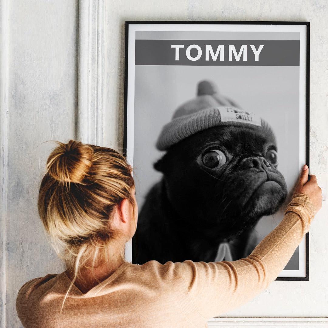 The Designer Brand Pet Portrait - Custom Pet Print Canvas