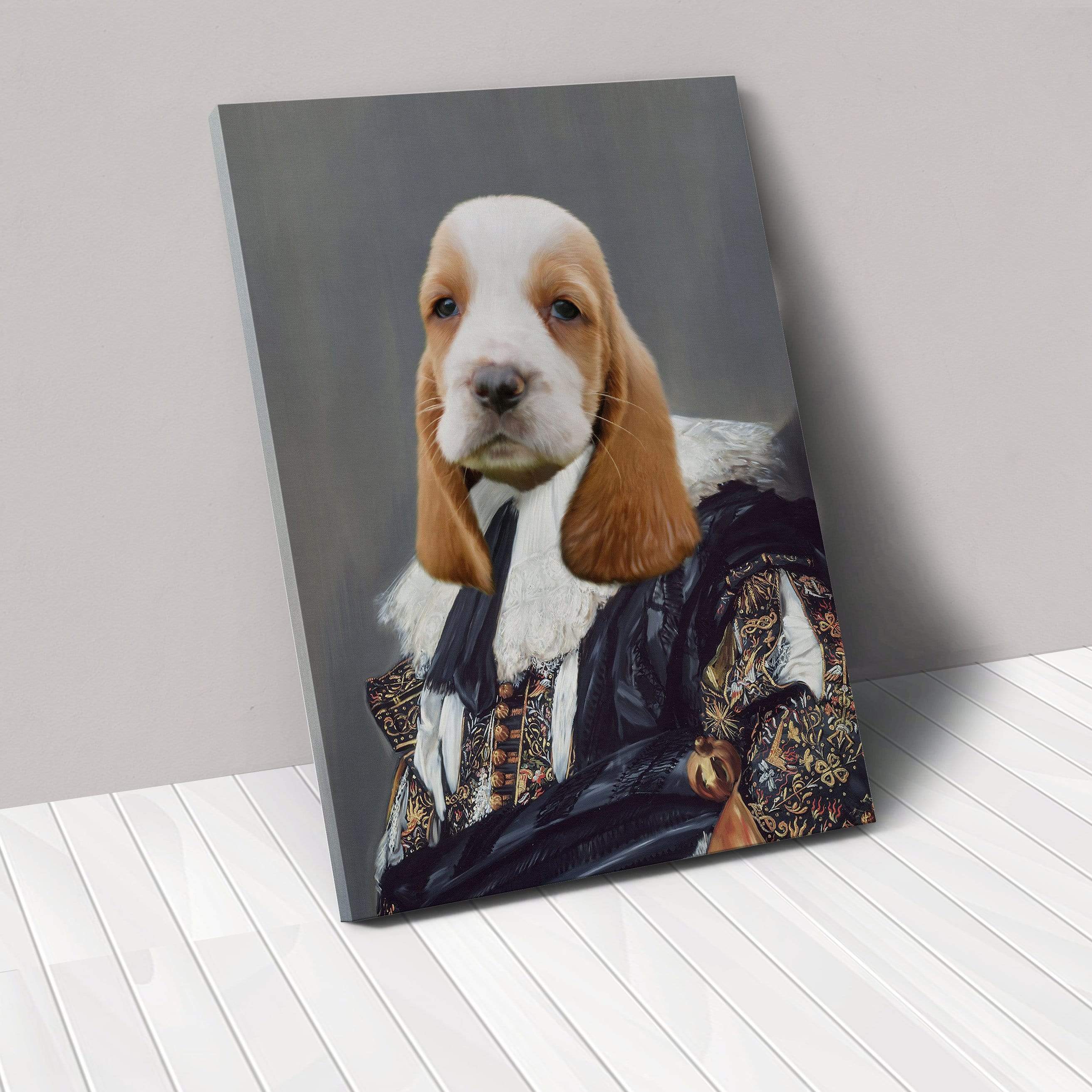 The Laughing Cavalier - Custom Pet Canvas