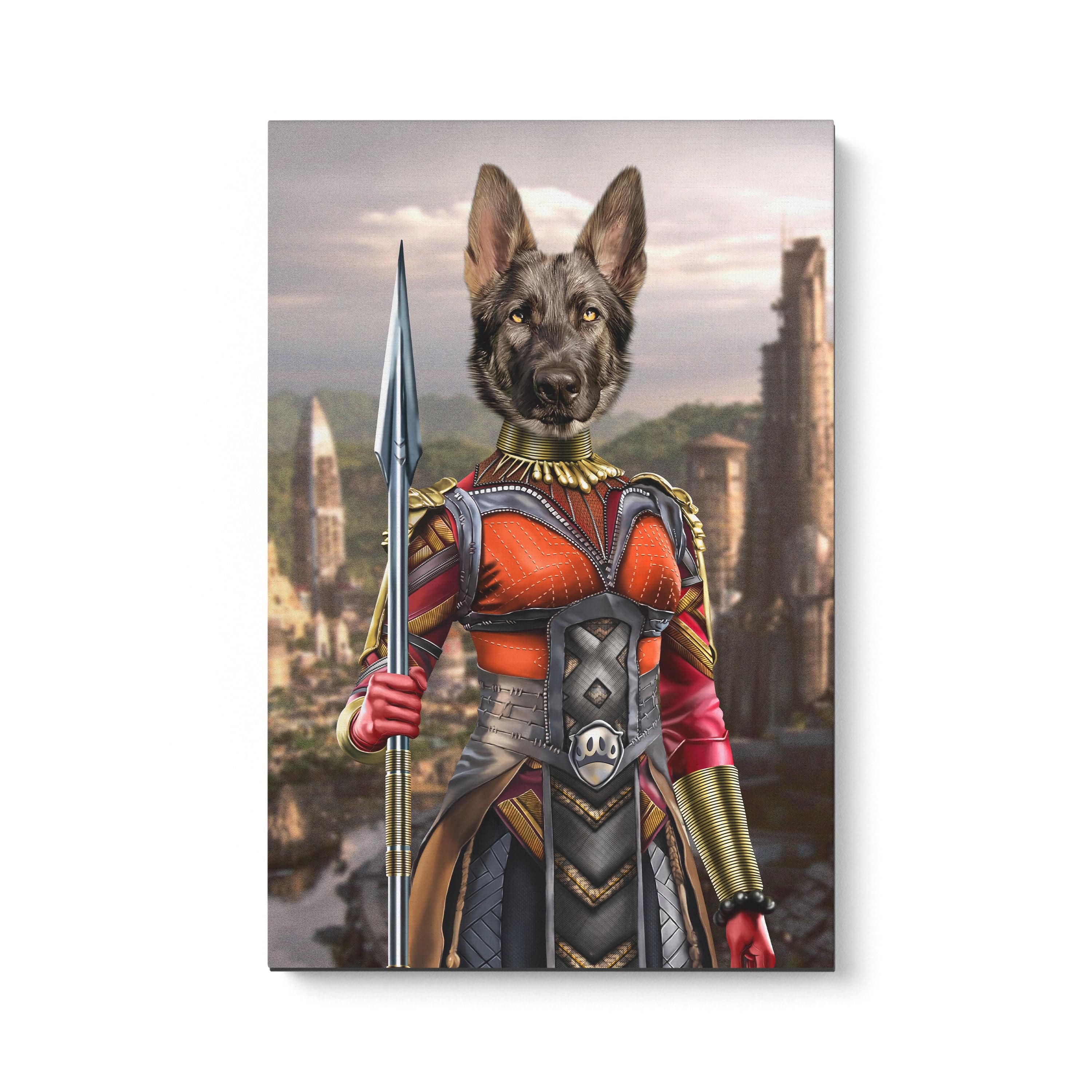 The African Warrior - Custom Pet Canvas