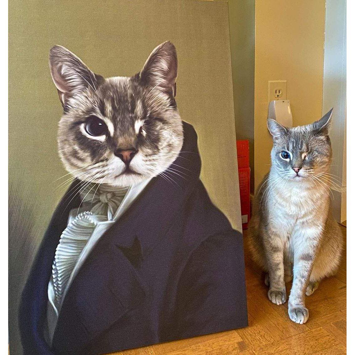 Custom Crown & Paw Portrait - One Pet