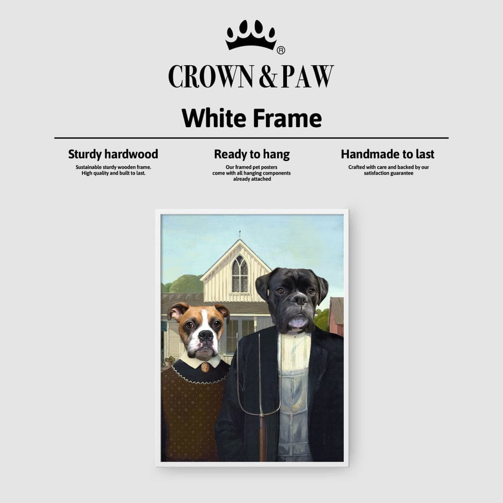 The American Gothic - Custom Pet Poster
