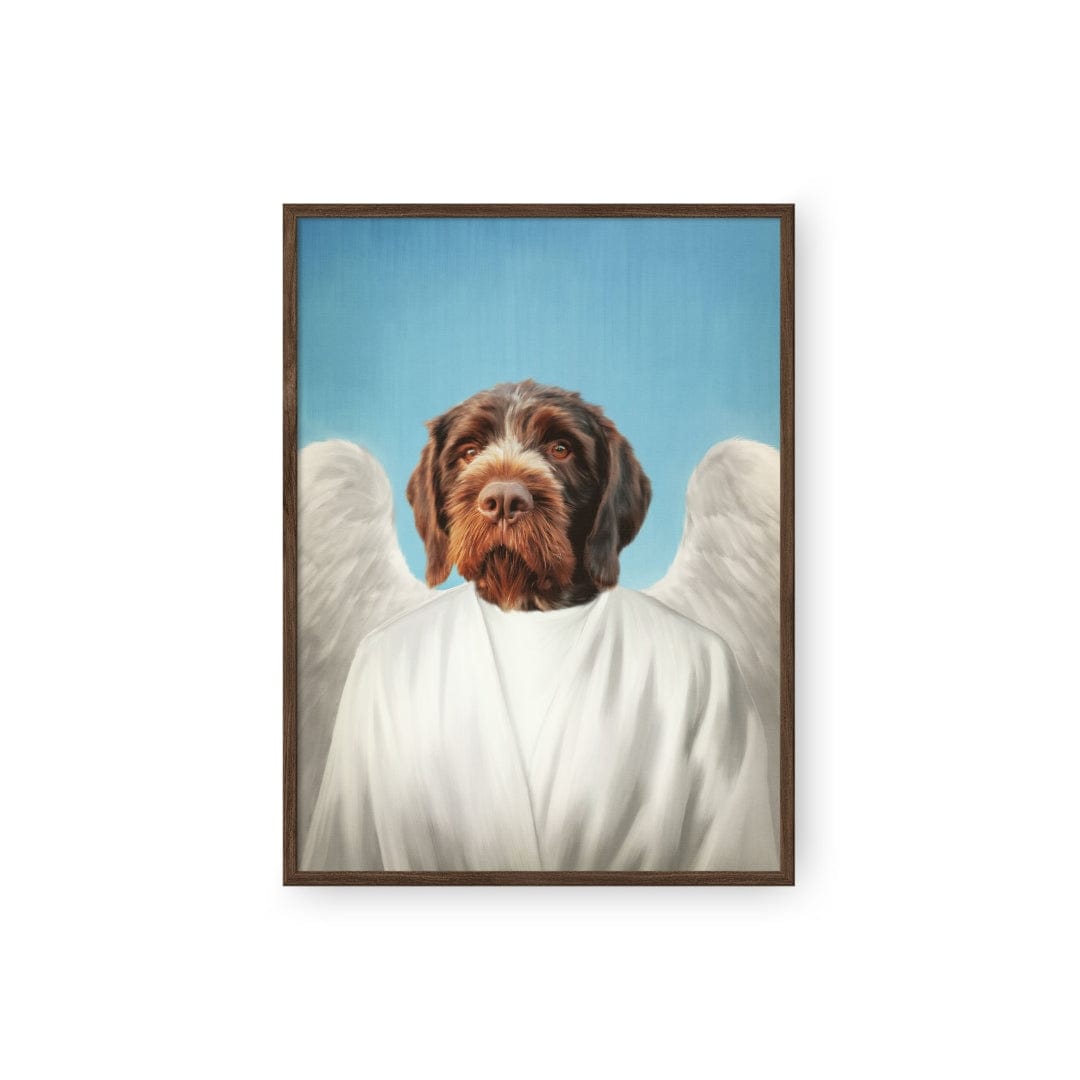 "Crown and Paw - Poster The Angel - Custom Pet Poster 8.3"" x 11.7"" / Walnut"