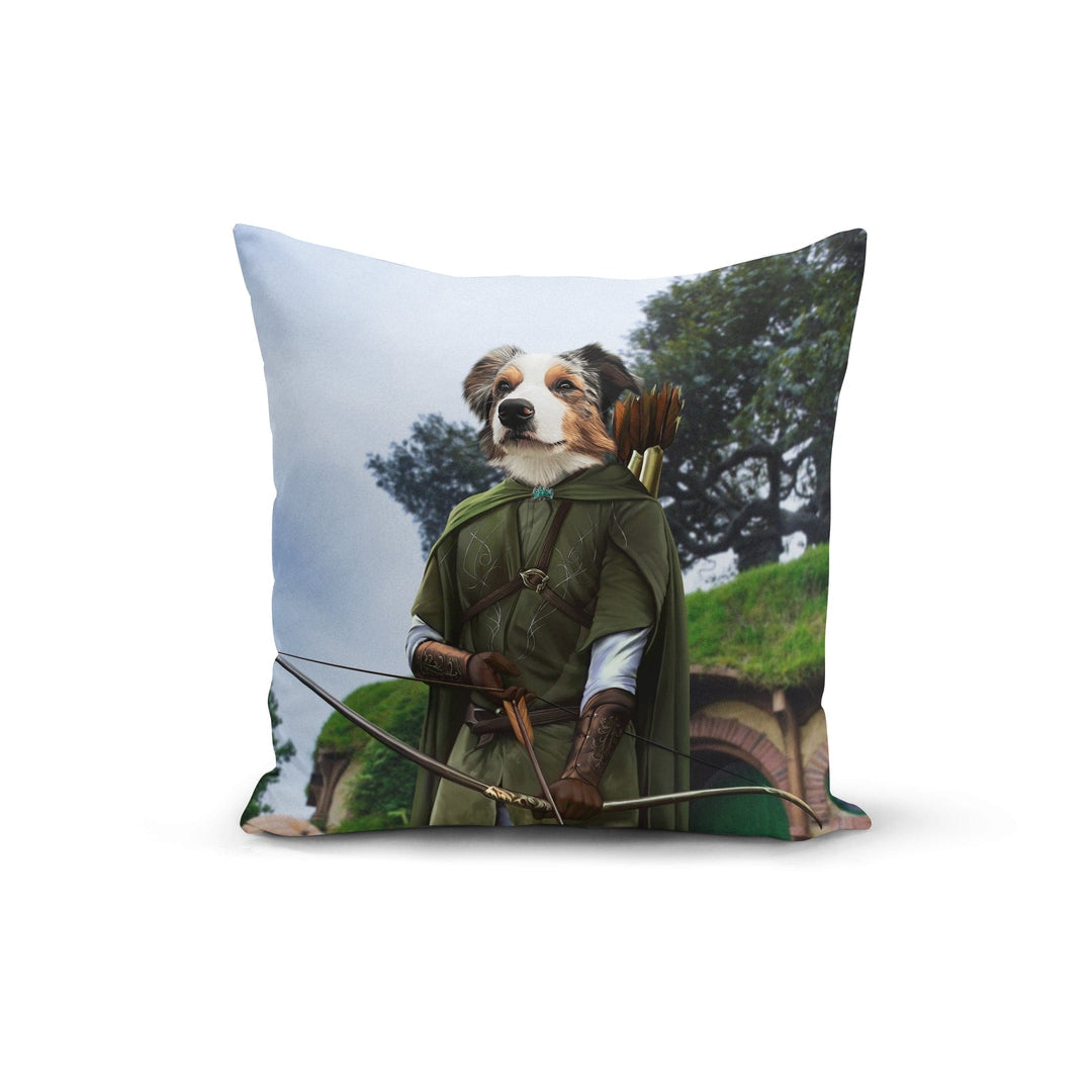 "Crown and Paw - Throw Pillow The Archer - Custom Throw Pillow 14"" x 14"" / Background 2"