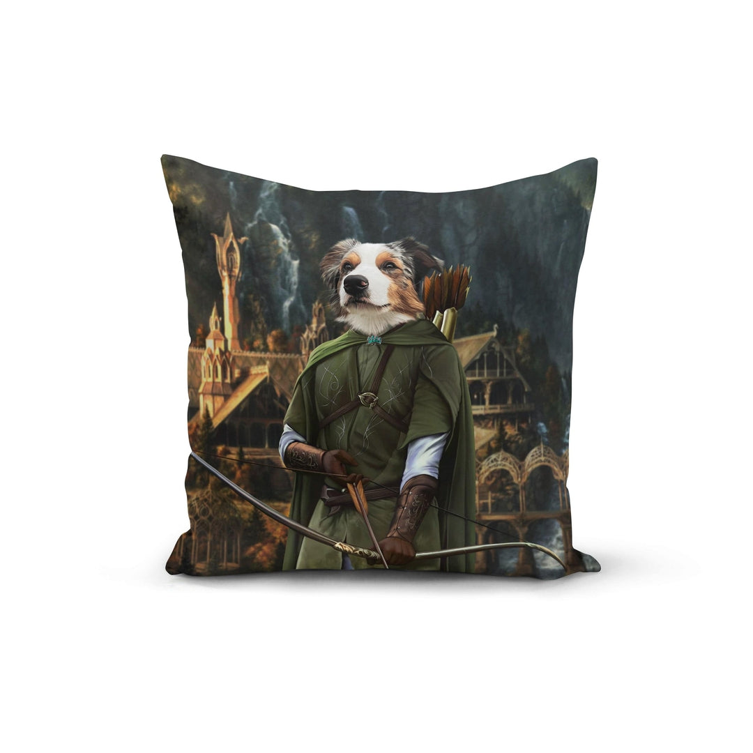 "Crown and Paw - Throw Pillow The Archer - Custom Throw Pillow 14"" x 14"" / Background 3"