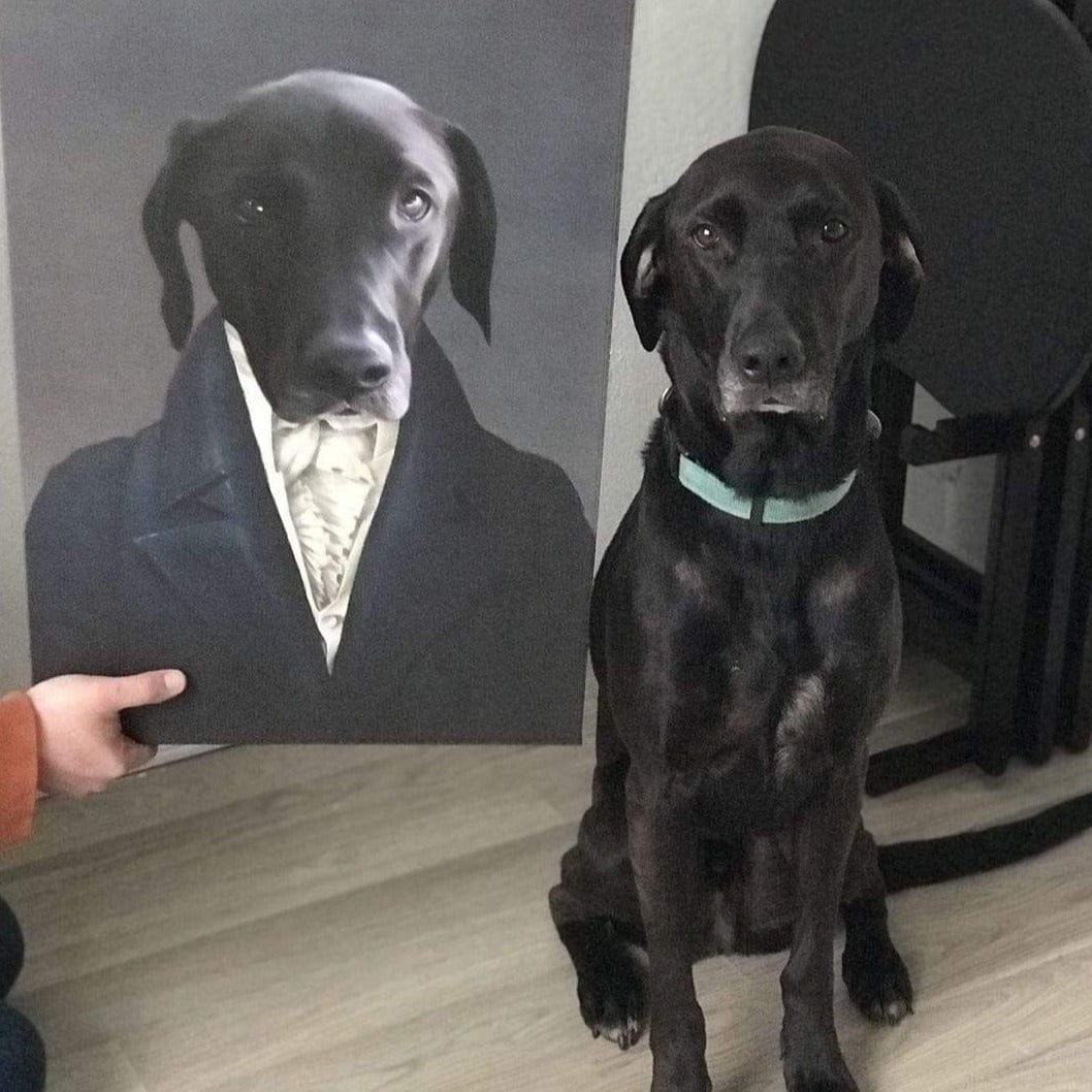 Custom Crown & Paw Portrait - One Pet