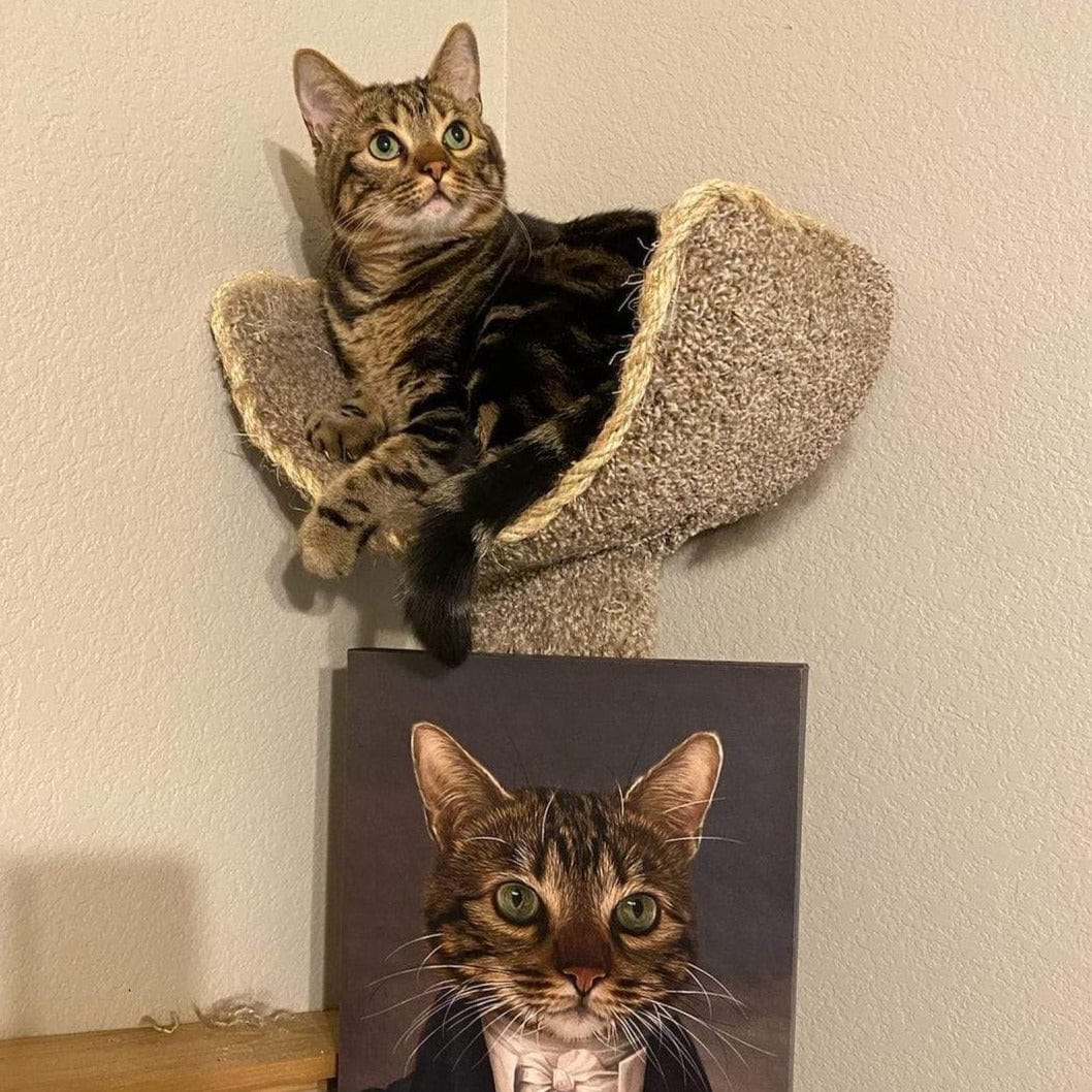 Custom Crown & Paw Portrait - One Pet