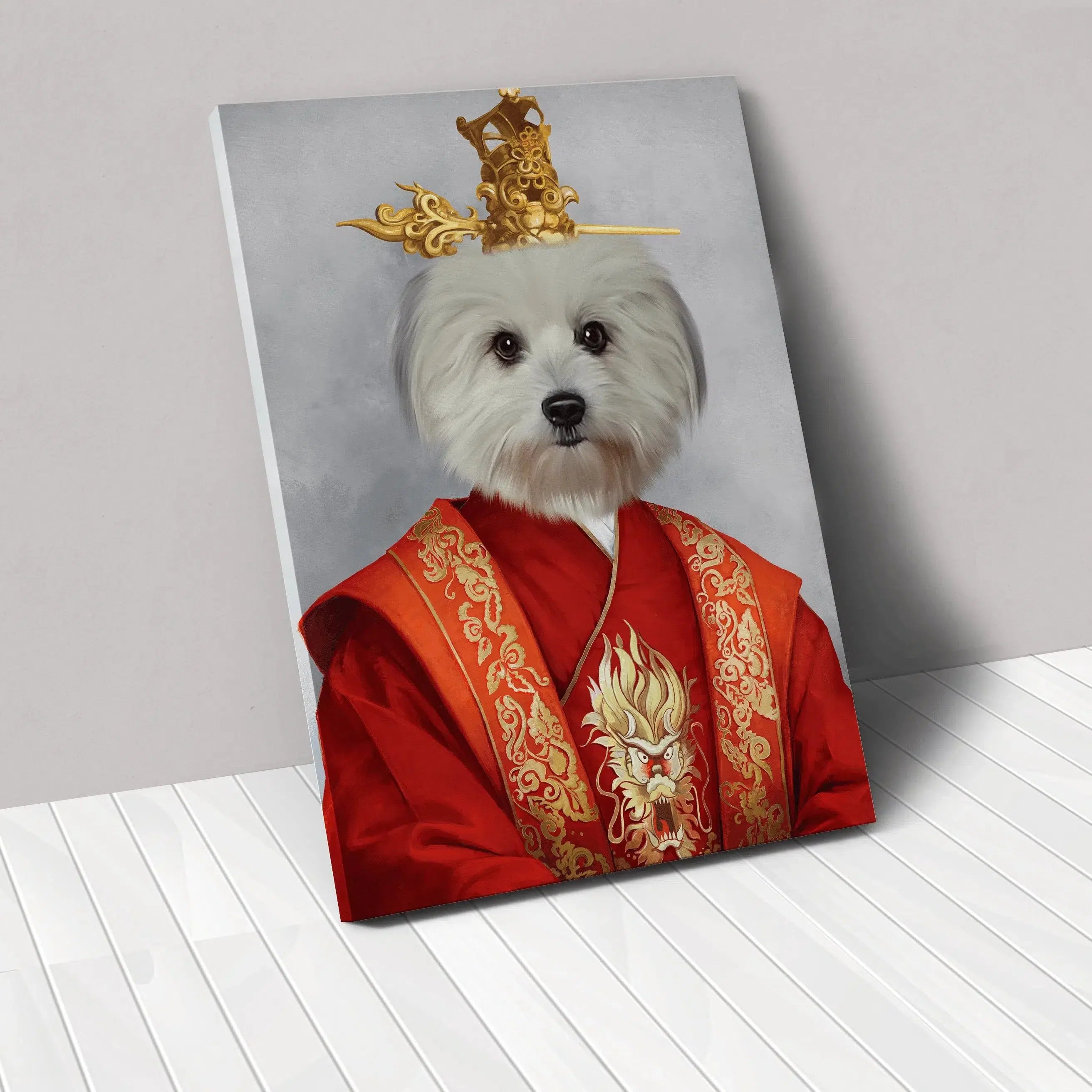 The Asian Emperor - Custom Pet Canvas