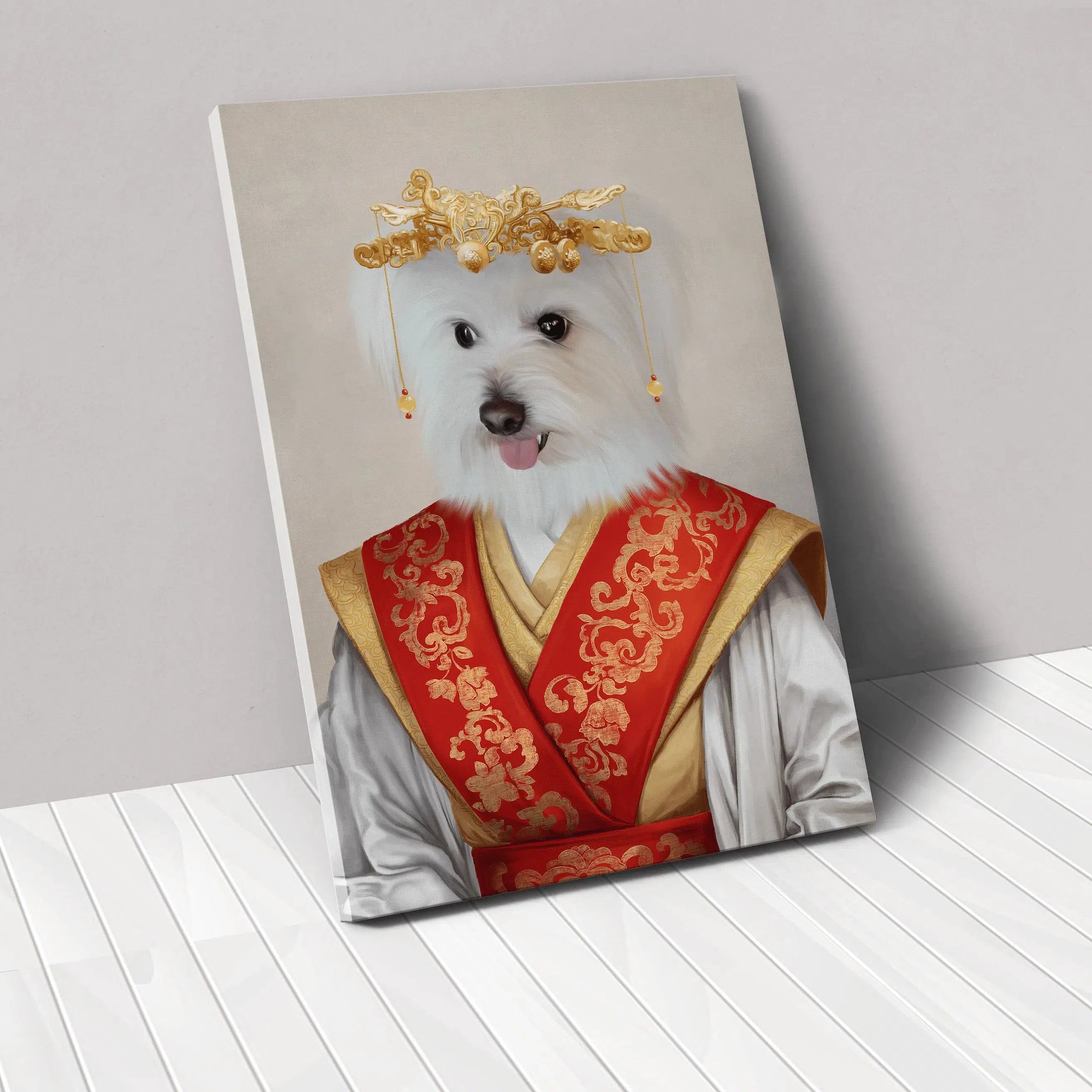 The Asian Empress - Custom Pet Canvas