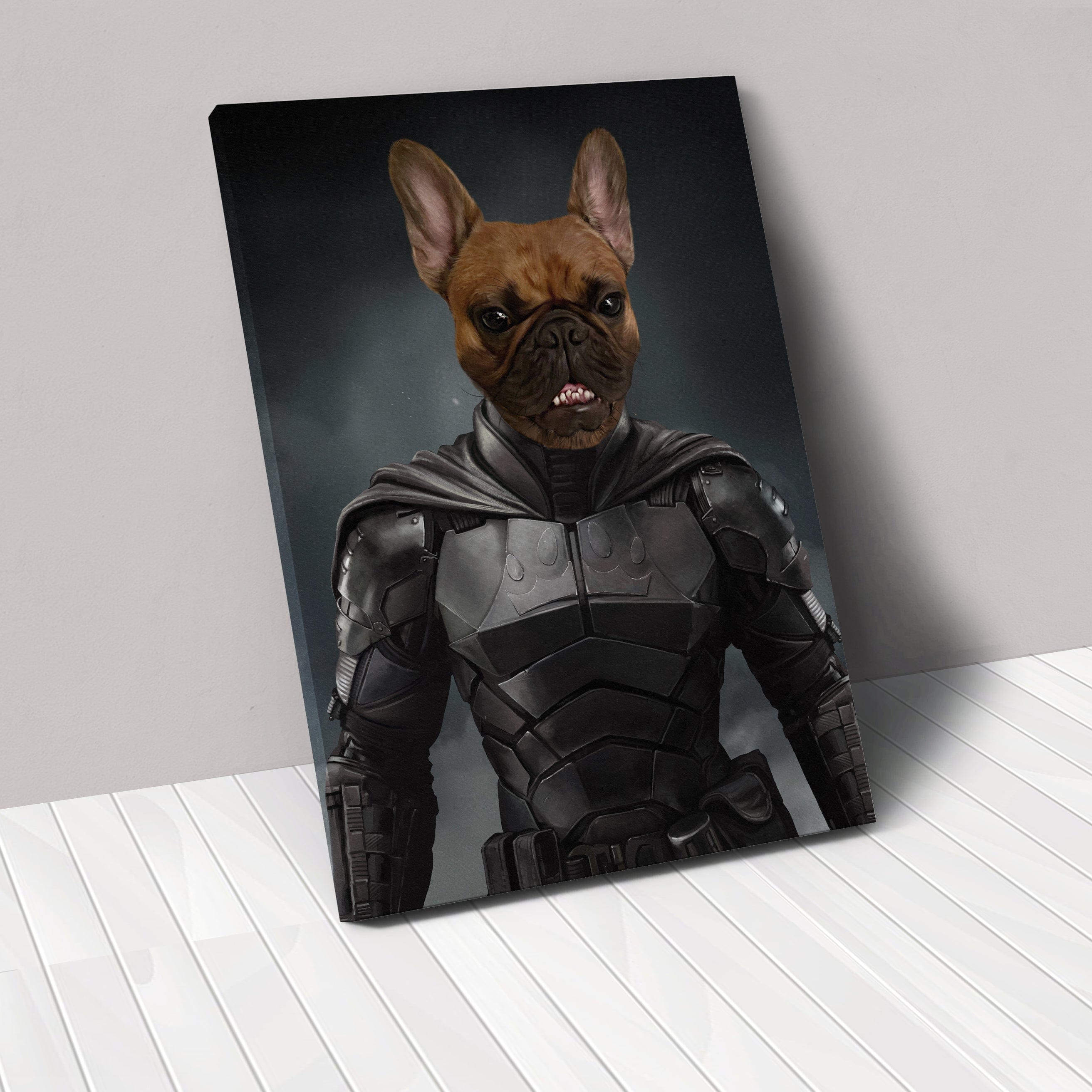 The Bark Knight - Custom Pet Canvas