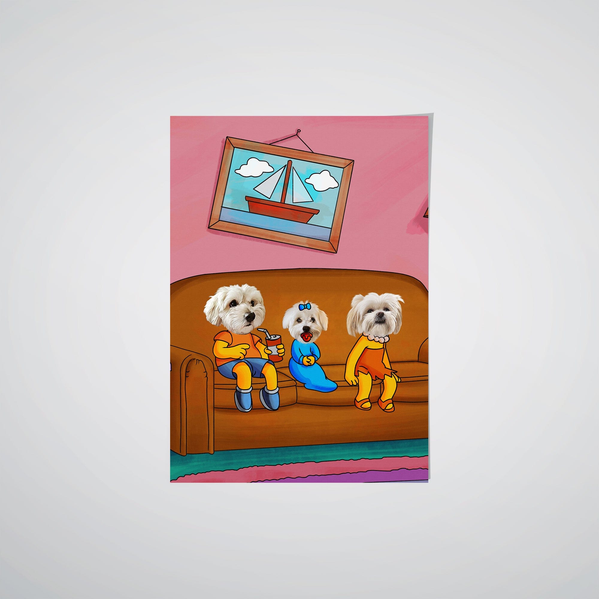 The Yellow Three - Custom Pet Poster