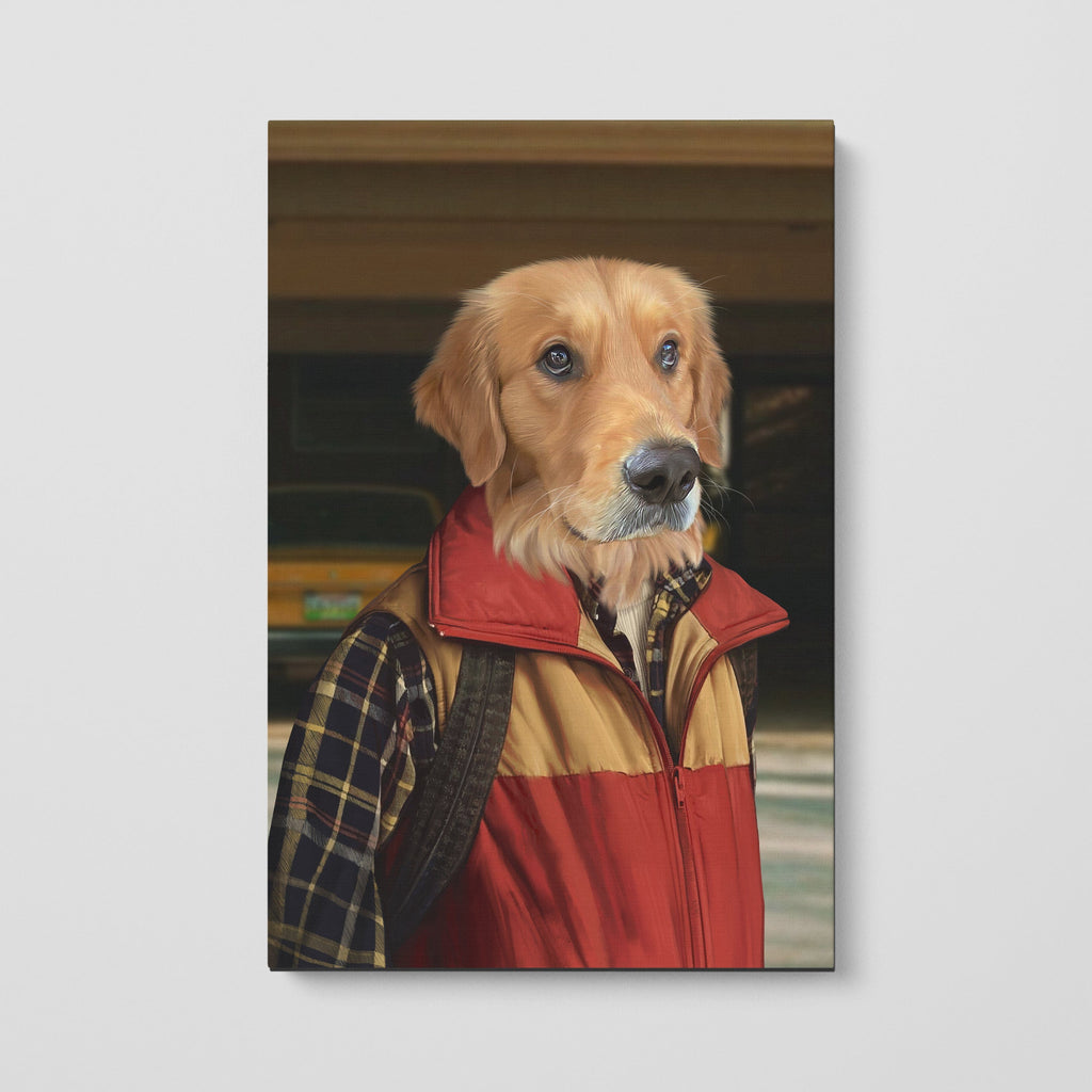"Crown and Paw - Canvas The Best Friend - Custom Pet Canvas 8"" x 10"" / Garage"