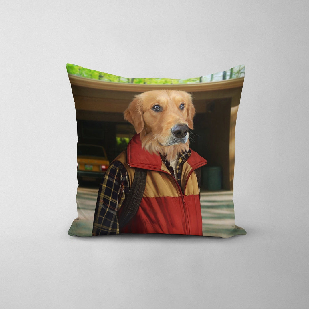 "Crown and Paw - Throw Pillow The Best Friend - Custom Throw Pillow 14"" x 14"" / Garage"