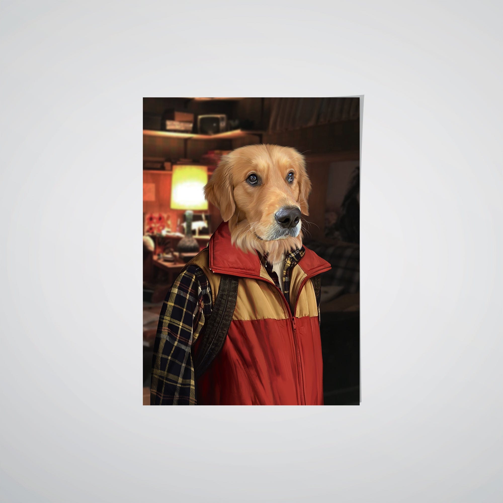 "Crown and Paw - Poster The Best Friend - Custom Pet Poster 8.3"" x 11.7"" / Basement"