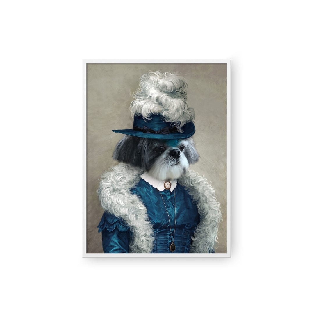 "Crown and Paw - Poster The Boa Lady - Custom Pet Poster 8.3"" x 11.7"" / White"