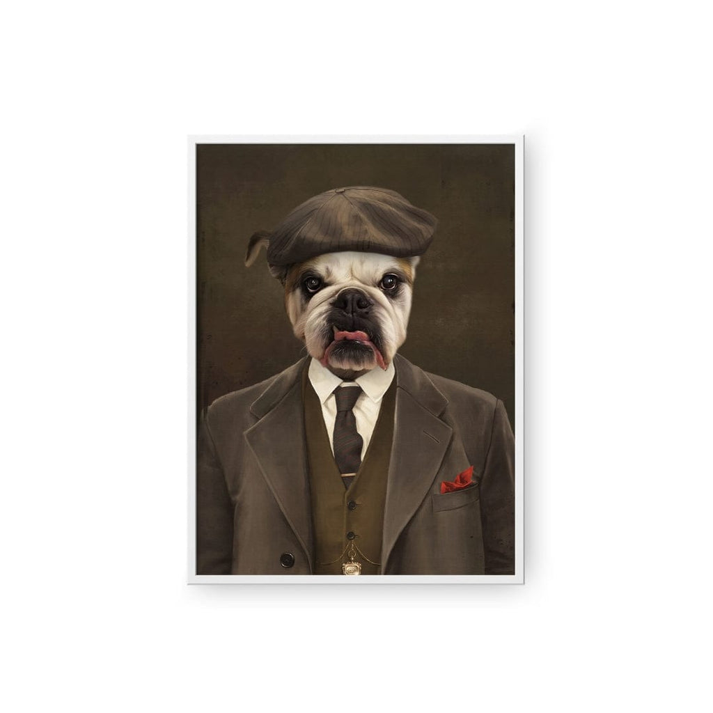 "Crown and Paw - Poster The British Gangster - Custom Pet Poster 8.3"" x 11.7"" / White"