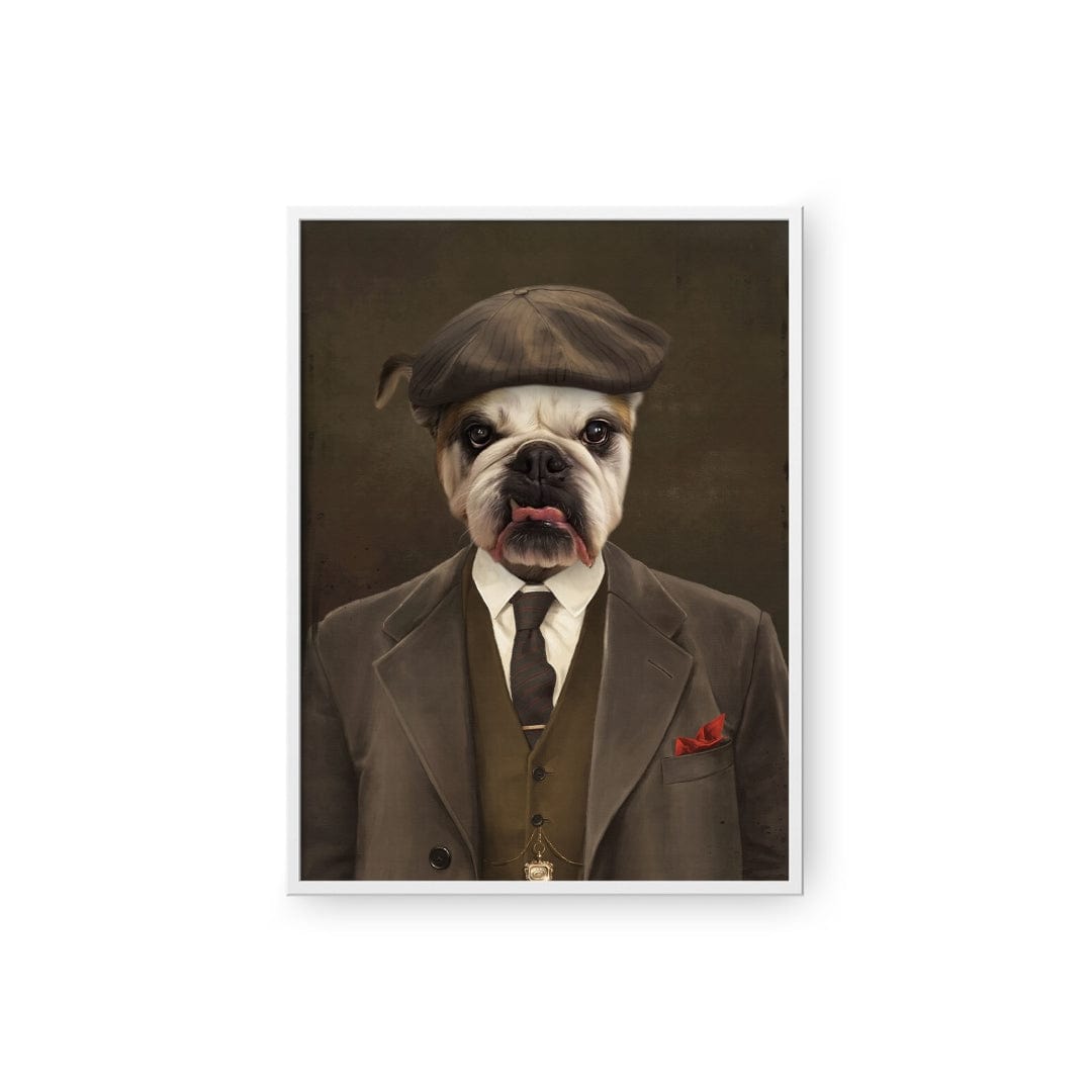 "Crown and Paw - Poster The British Gangster - Custom Pet Poster 8.3"" x 11.7"" / White"