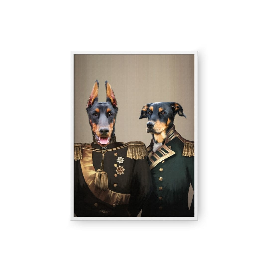"Crown and Paw - Poster The Brothers in Arms - Custom Pet Poster 8.3"" x 11.7"" / White"