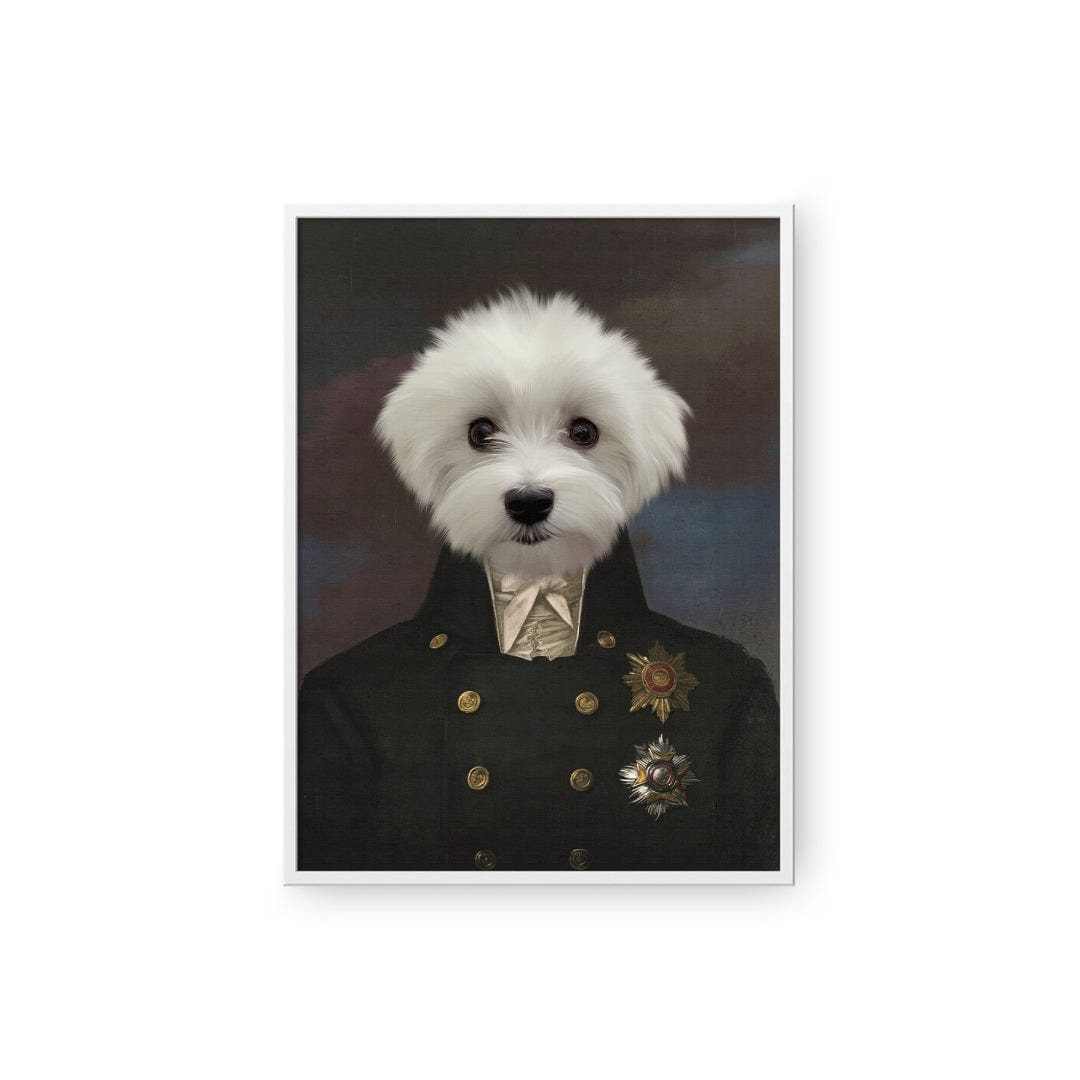 "Crown and Paw - Poster The Captain - Custom Pet Poster 8.3"" x 11.7"" / White"