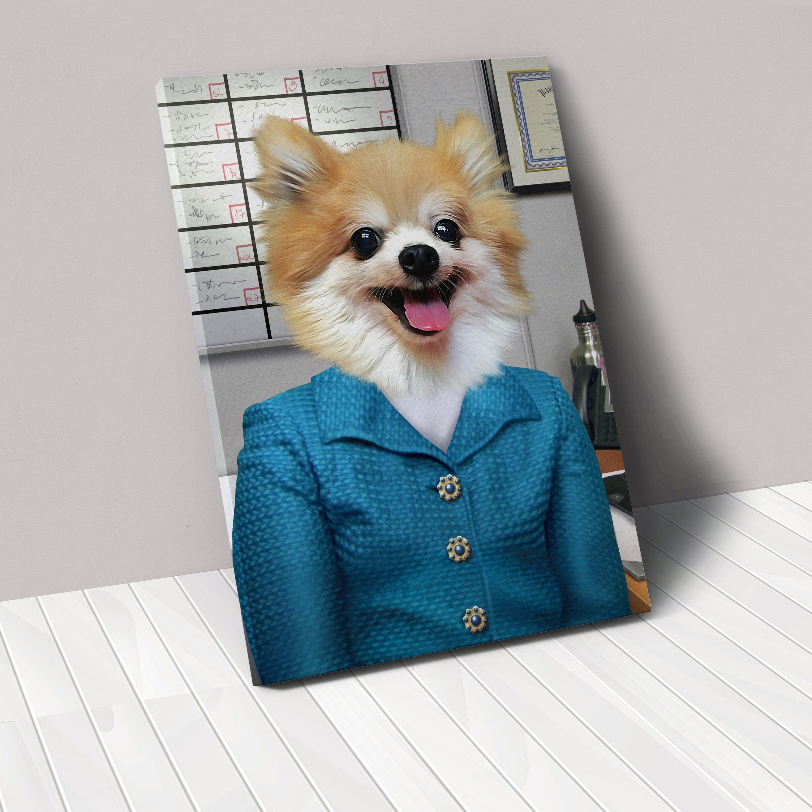 The Chatty One - Custom Pet Canvas