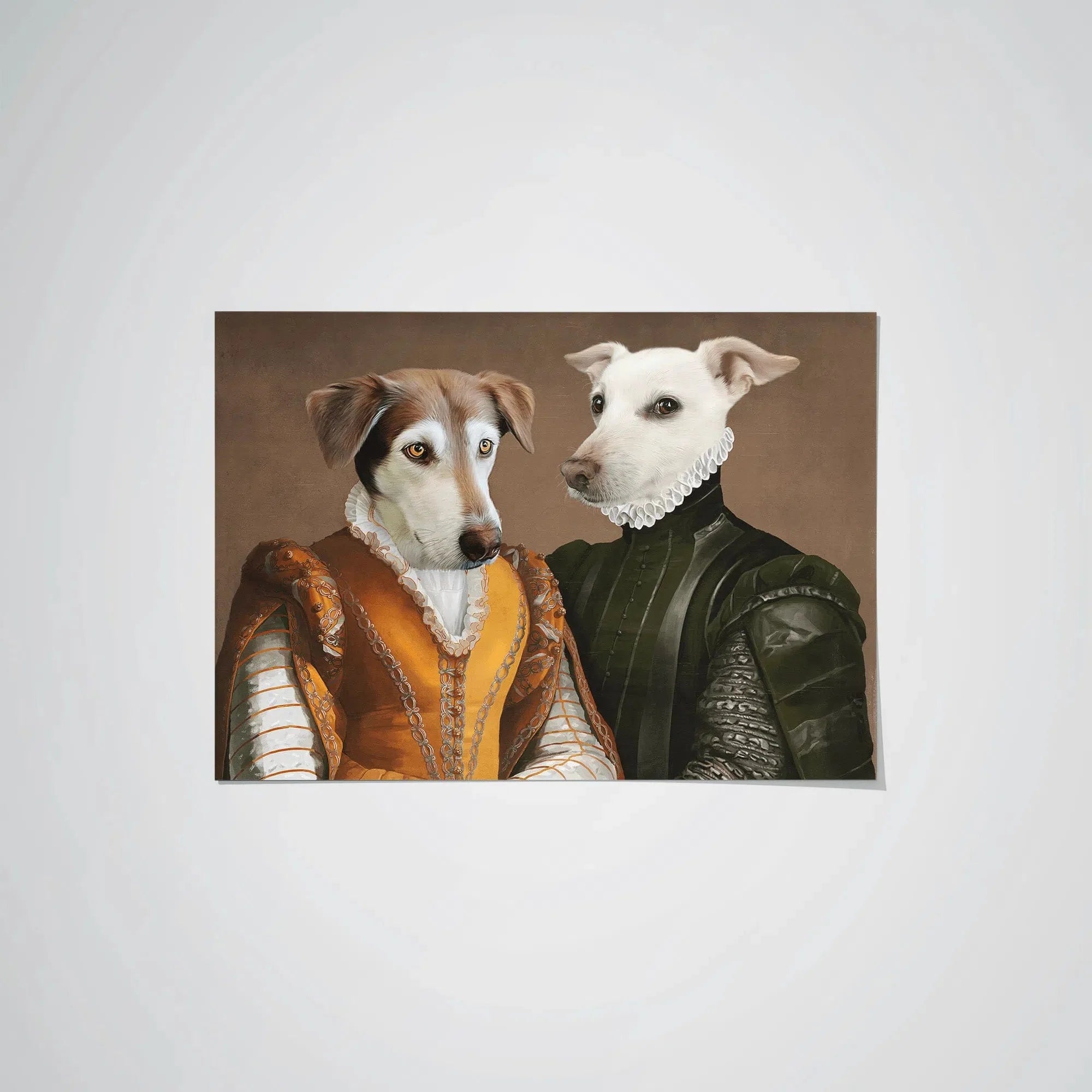"Crown and Paw - Poster The Classy Couple - Custom Pet Poster 8.3"" x 11.7"" / Unframed"
